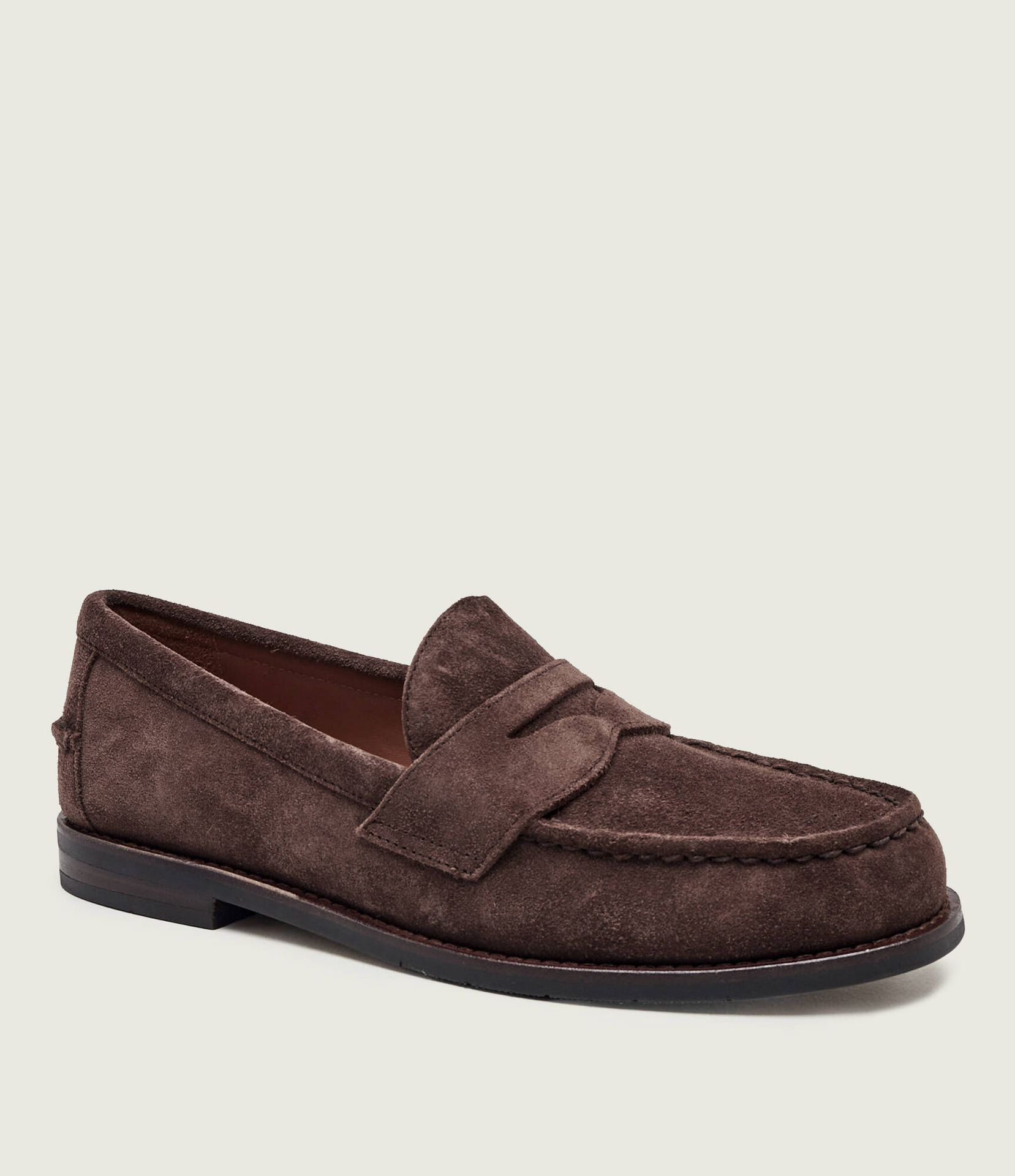 POLO RALPH LAUREN Loafersy ALSTON PENNY zamsz
