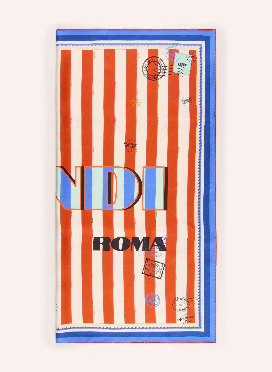 Fendi Szalik Jedwabny rot