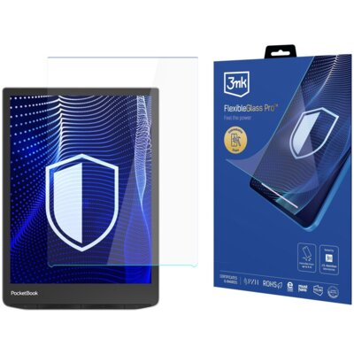 Szkło hybrydowe 3MK FlexibleGlass Pro do PocketBook InkPad 4 743 W-11U3FXGLP-PBI4
