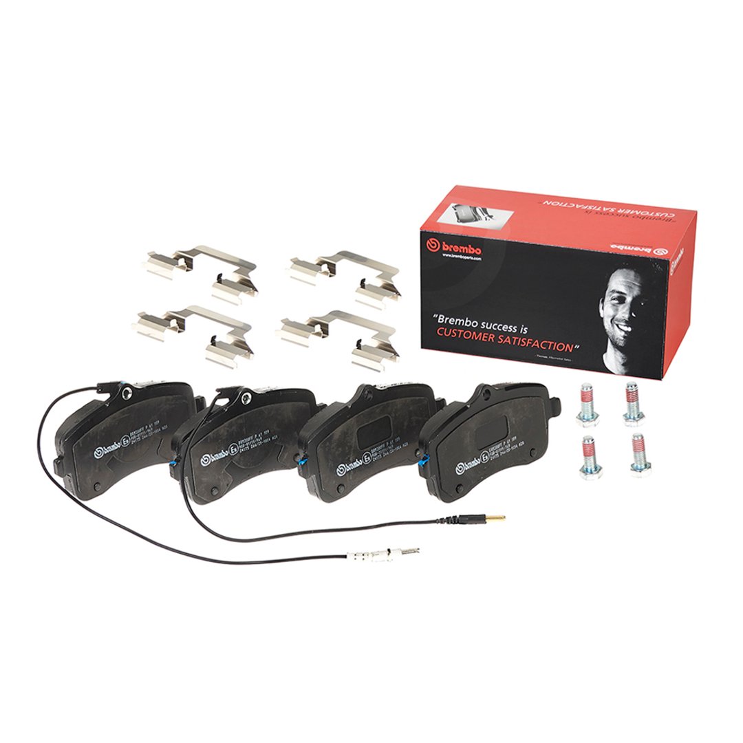 BREMBO Zestaw klocków hamulcowych, hamulce tarczowe P 61 109