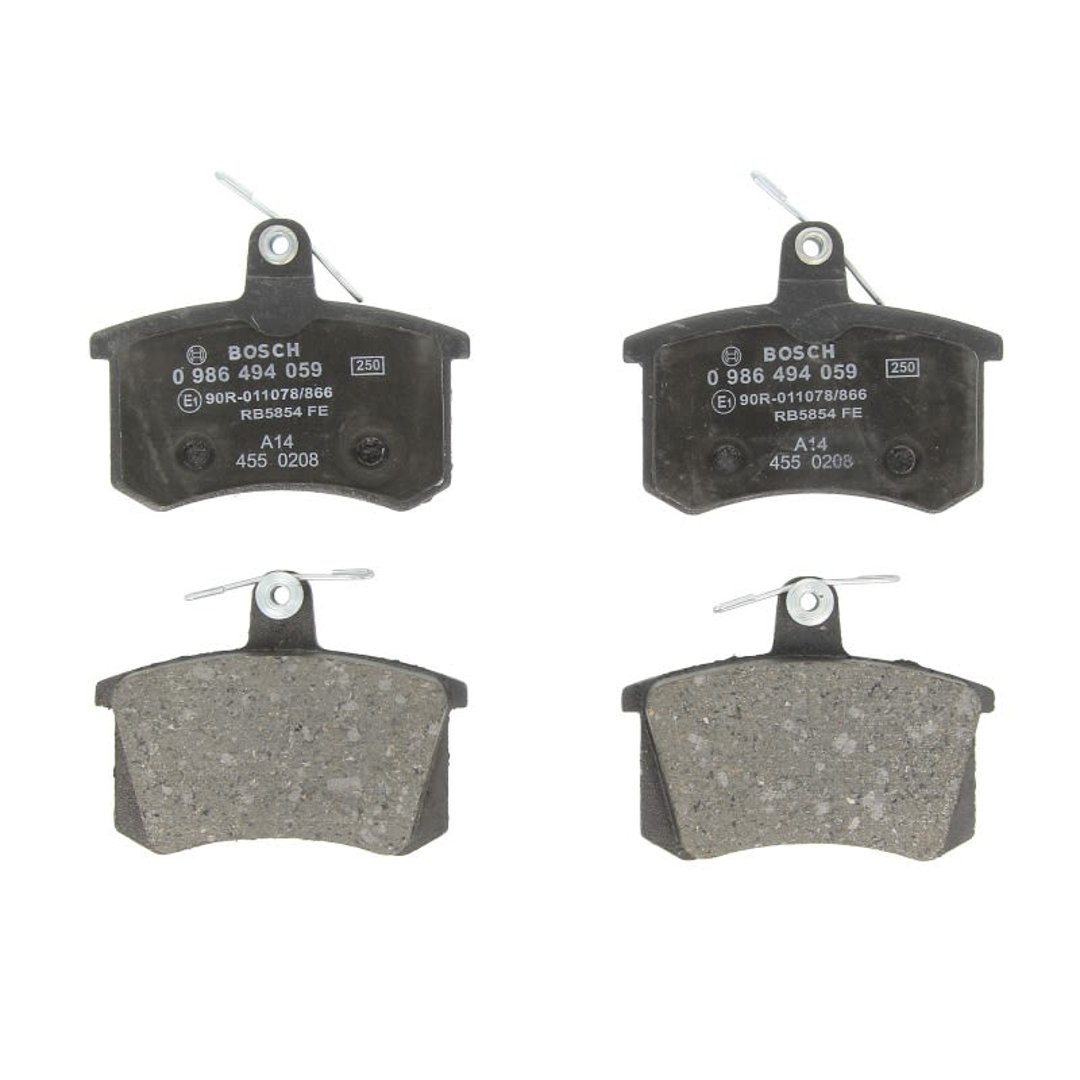Bosch Zestaw klocków hamulcowych, hamulce tarczowe 0 986 494 059
