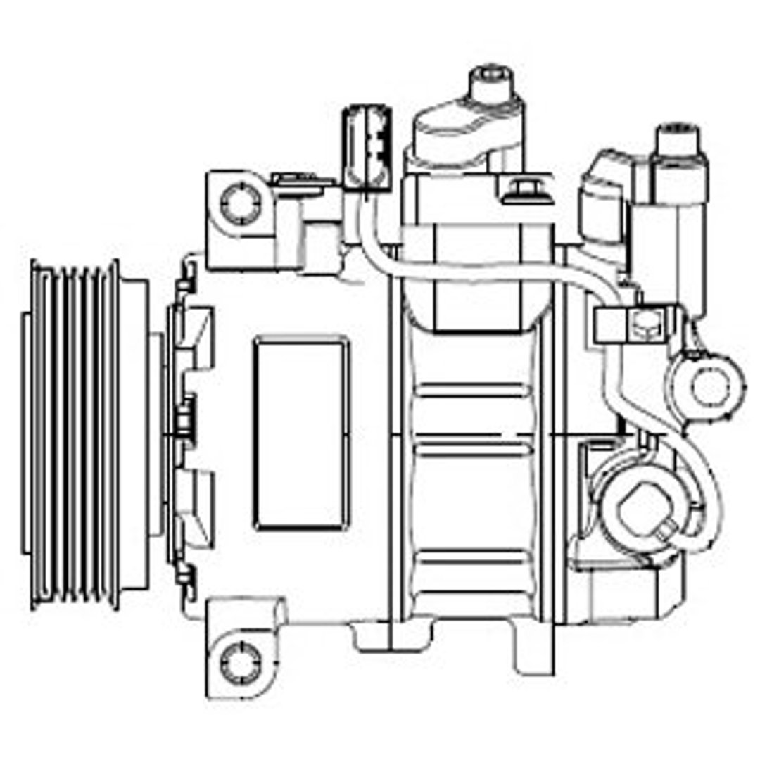 DELPHI Kompresor, klimatyzacja CS20474