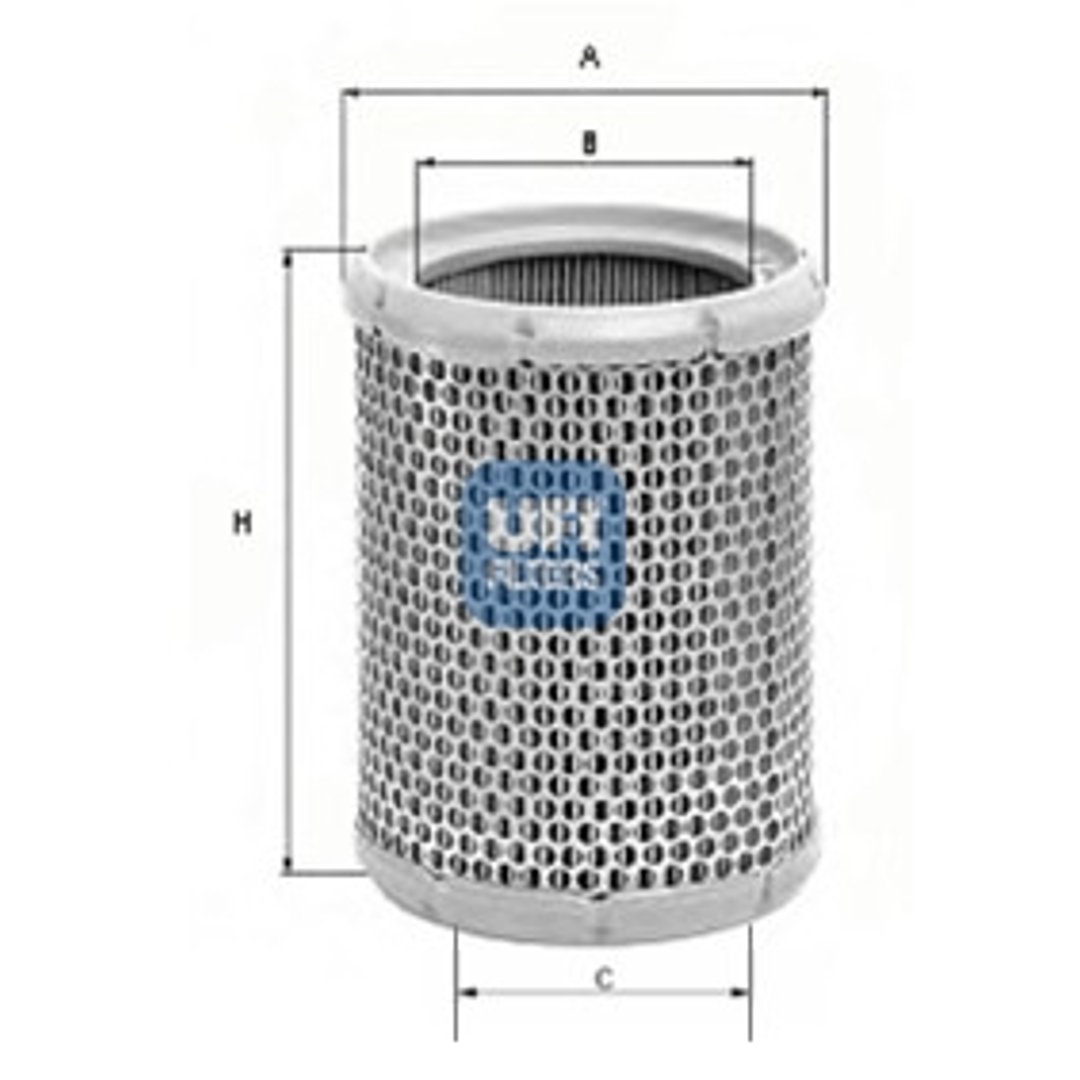Filtr powietrza UFI Filtry 27.588.00