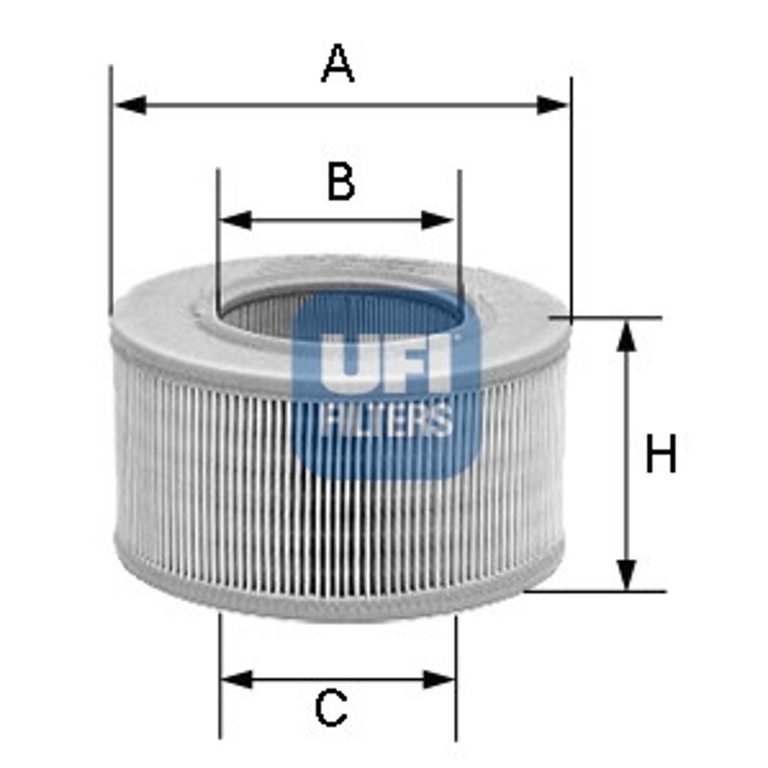 Filtr powietrza UFI Filtry 27.354.00