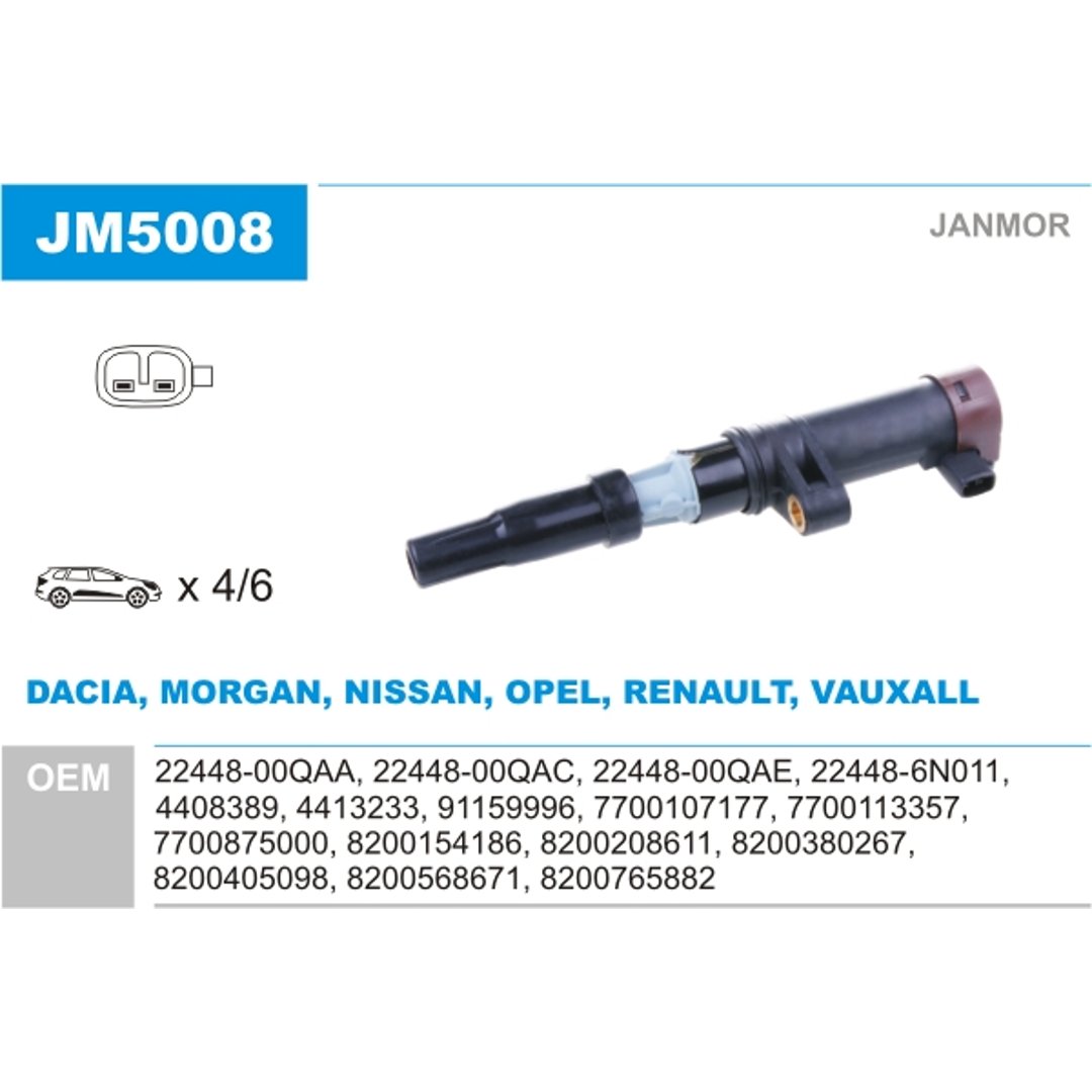 JANMOR Cewka zapłonowa JM5008