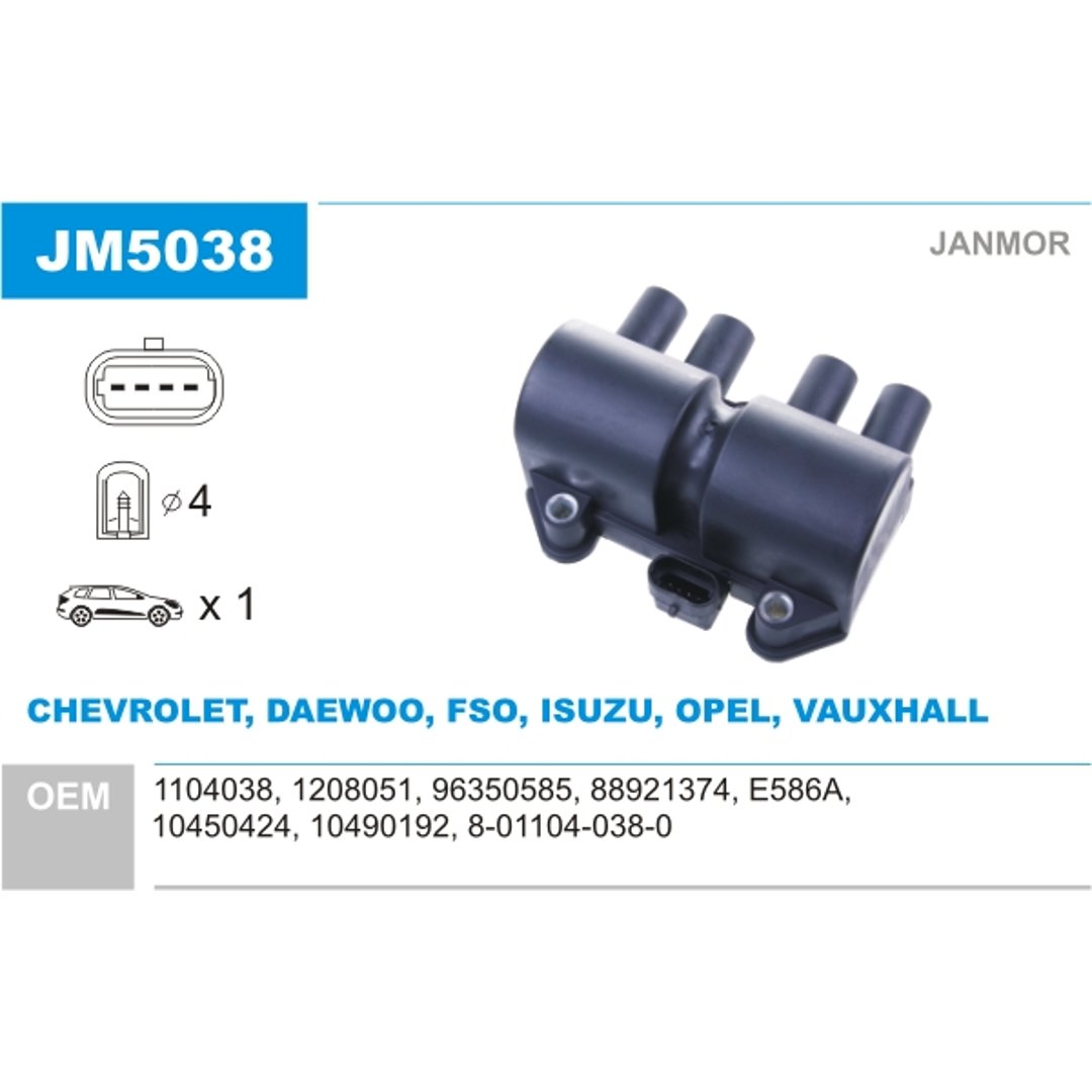JANMOR Cewka zapłonowa JM5038