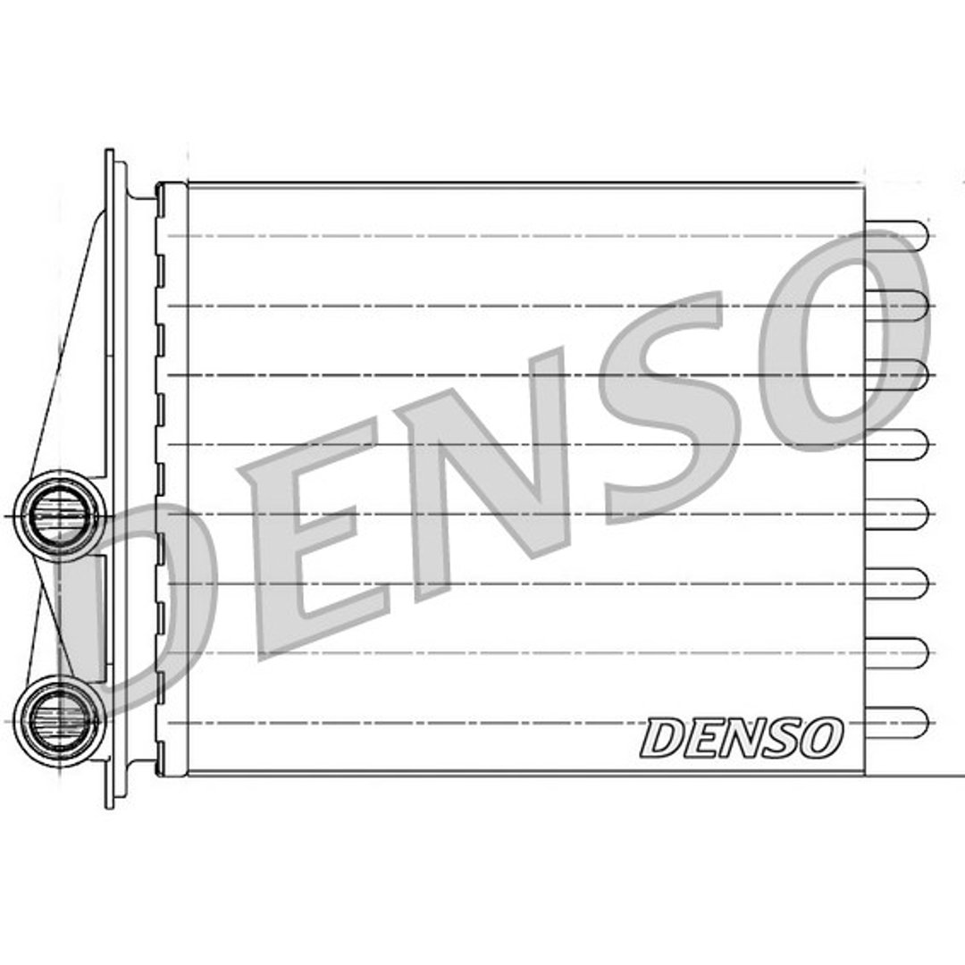 DENSO Wymiennik ciepła, ogrzewanie wnętrza DRR23020