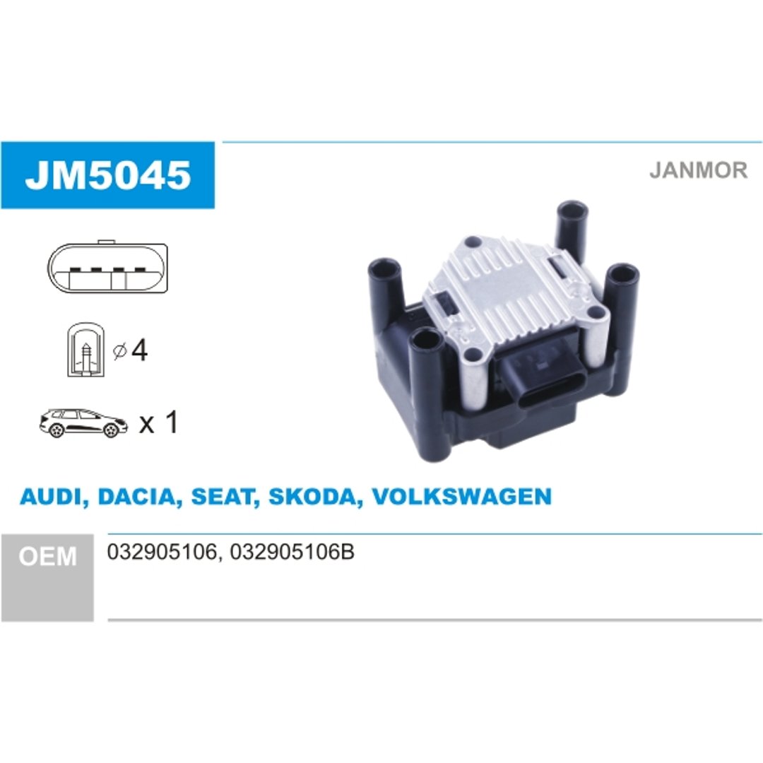 JANMOR Cewka zapłonowa JM5045