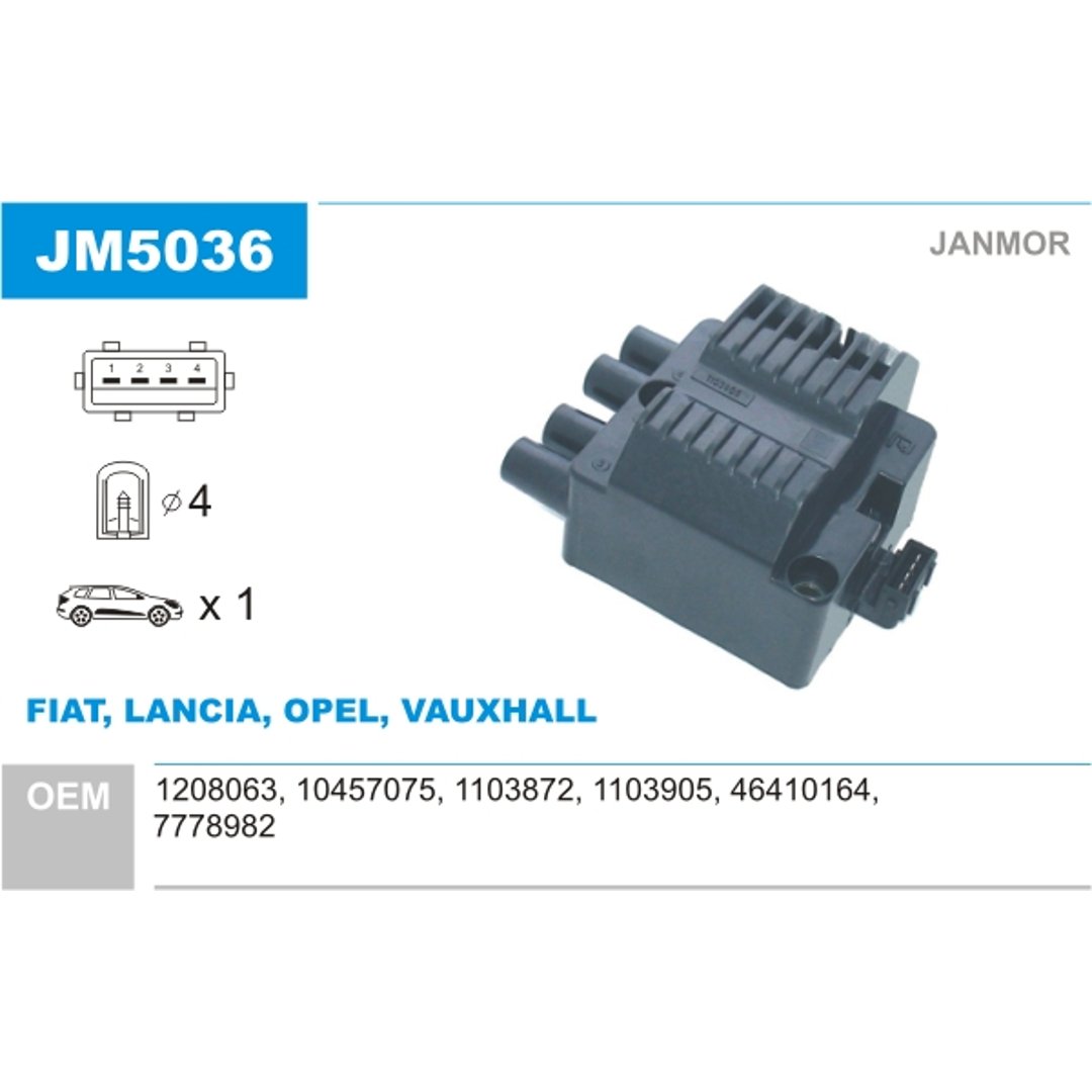 JANMOR Cewka zapłonowa JM5036