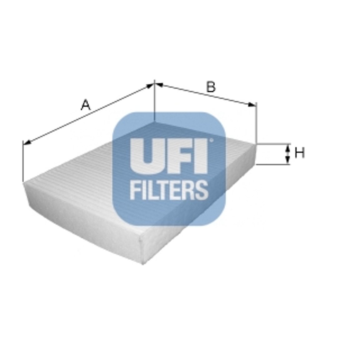Filtr, wentylacja przestrzeni pasażerskiej UFI Filtry 53.183.00