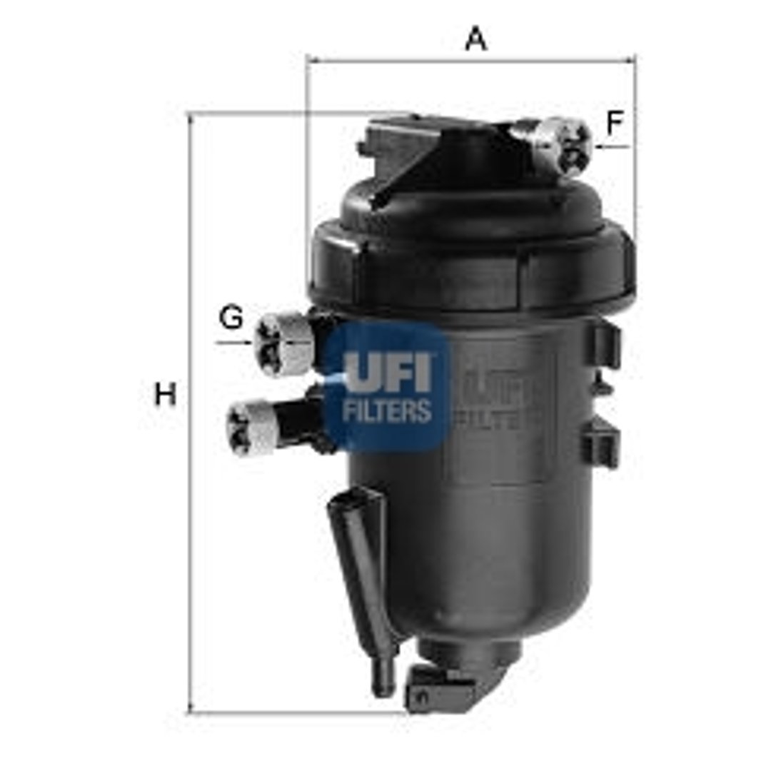 UFI ufi 55.120.00 filtr paliwa 55.120.00