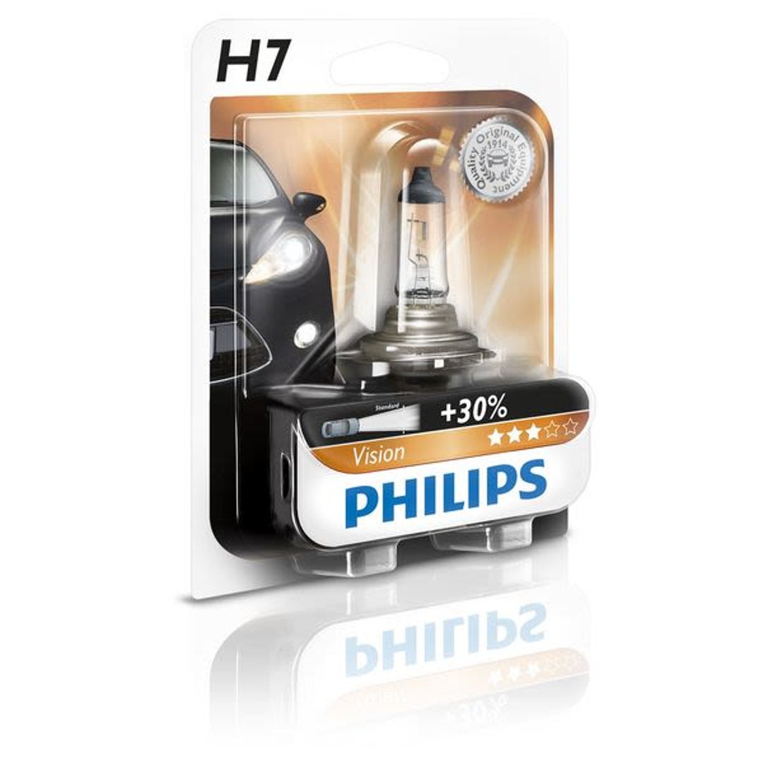 Philips żarówka H7 Vision +30% 12V 55W 1 szt.