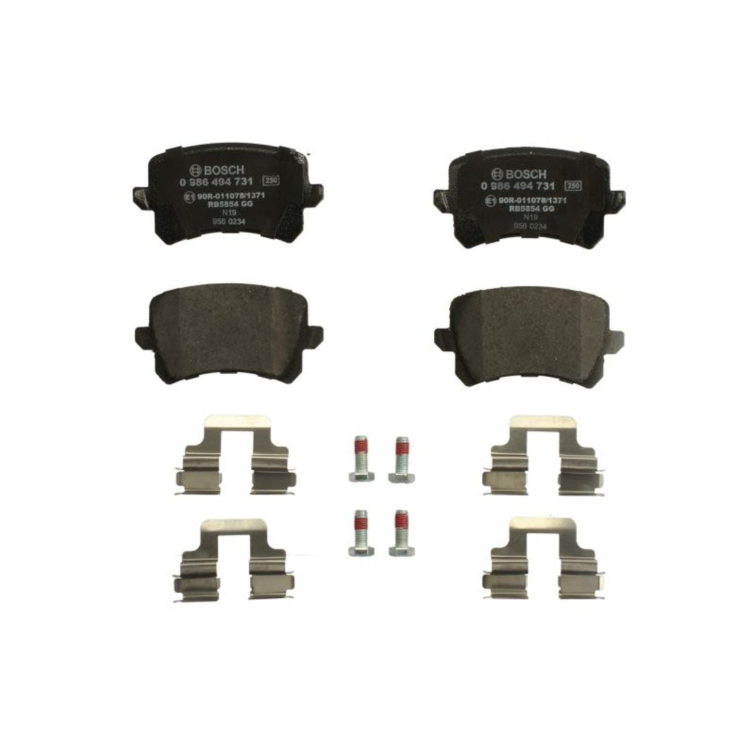 Bosch Zestaw klocków hamulcowych hamulce tarczowe 0 986 494 731
