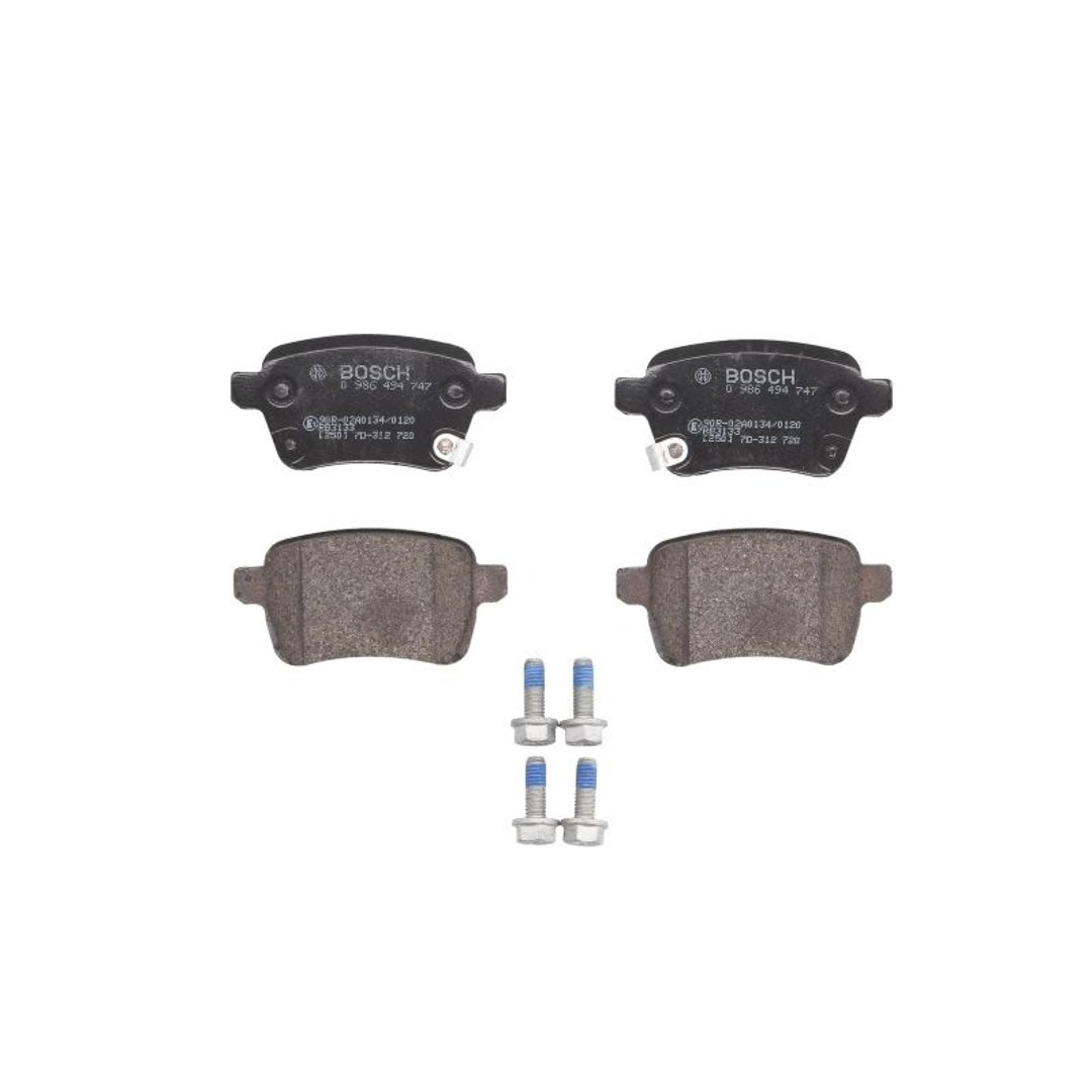 Bosch Zestaw klocków hamulcowych hamulce tarczowe 0 986 494 747