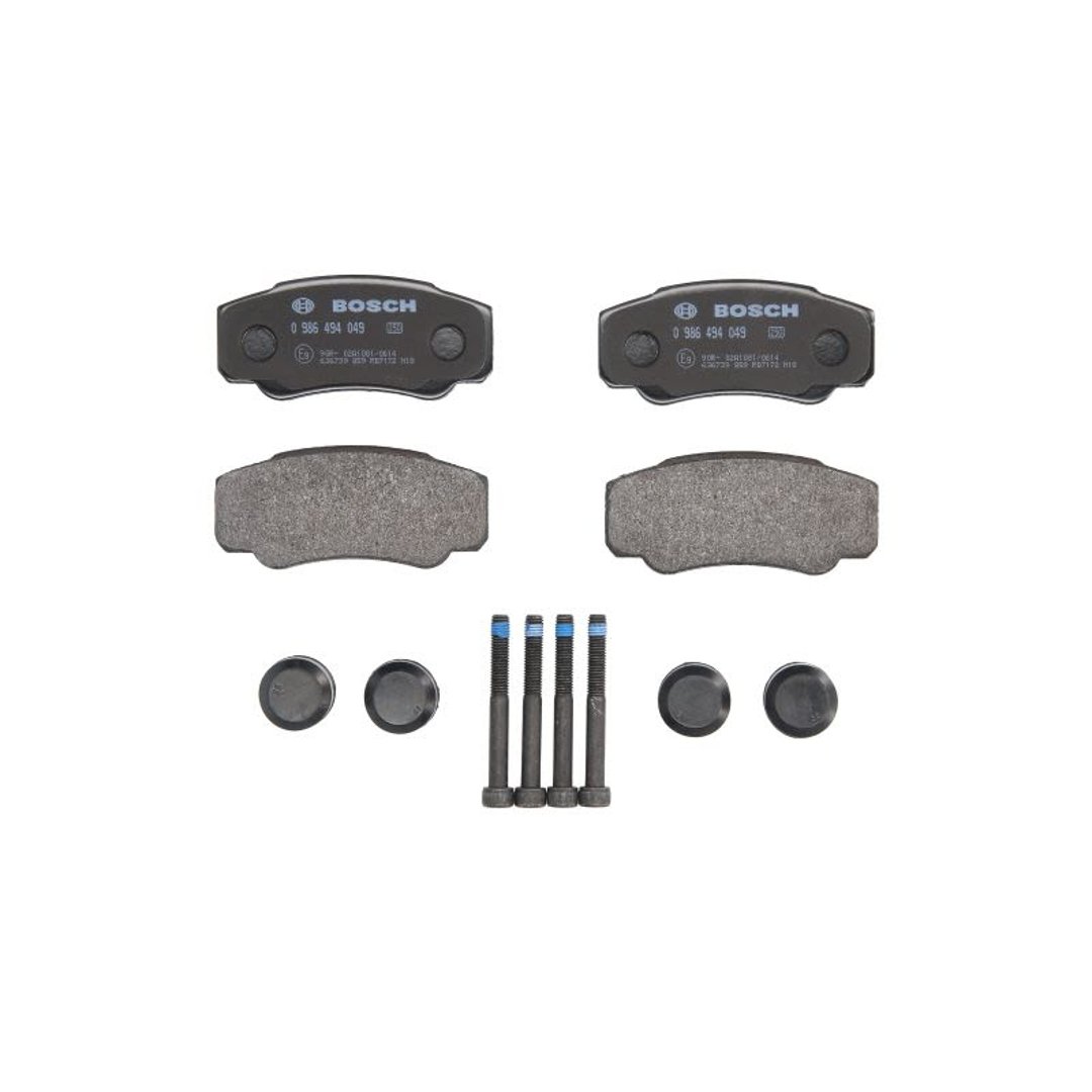Bosch Zestaw klocków hamulcowych, hamulce tarczowe 0 986 494 049