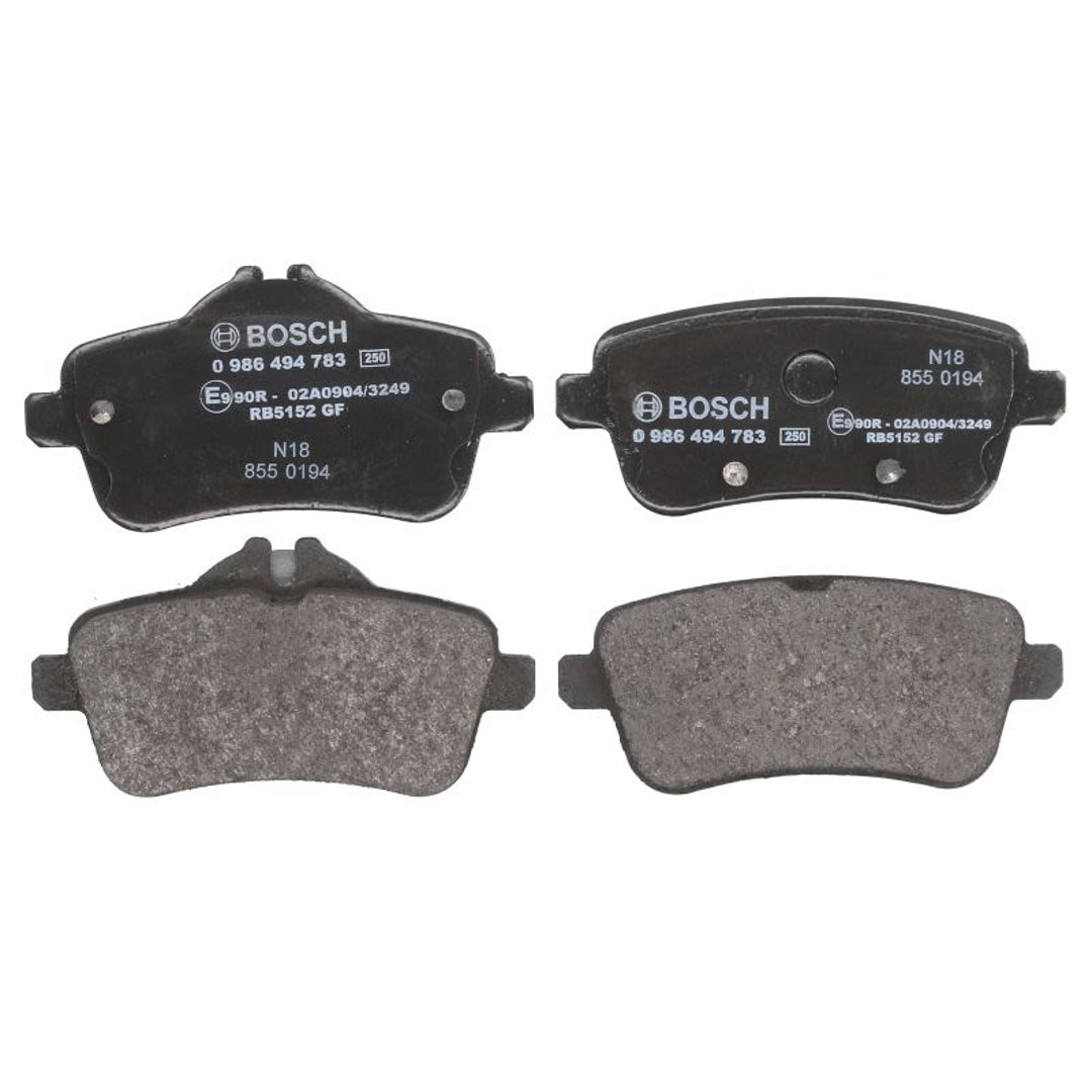 Bosch Zestaw klocków hamulcowych, hamulce tarczowe 0 986 494 783 0 986 494 783
