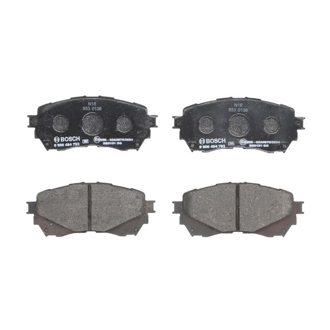 Bosch Zestaw klocków hamulcowych hamulce tarczowe 0 986 494 793