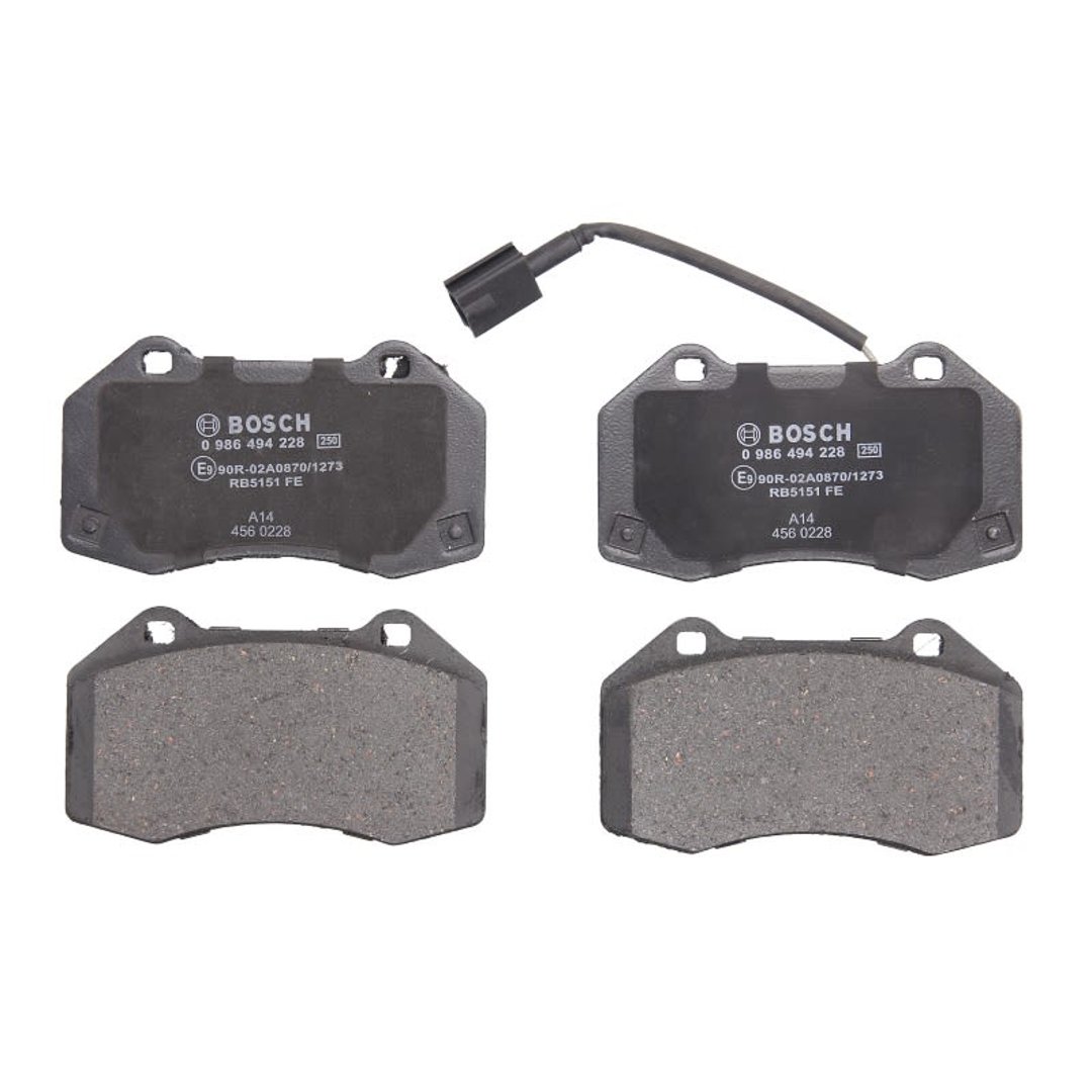 Bosch Zestaw klocków hamulcowych, hamulce tarczowe 0 986 494 228