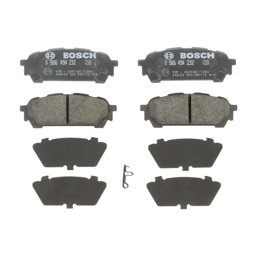 Bosch Zestaw klocków hamulcowych, hamulce tarczowe 0 986 494 232