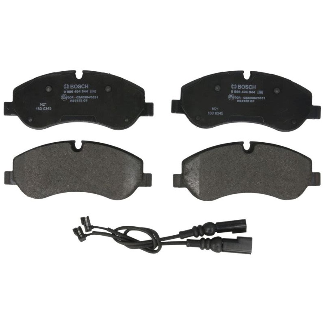 Bosch Zestaw klocków hamulcowych hamulce tarczowe 0 986 494 844