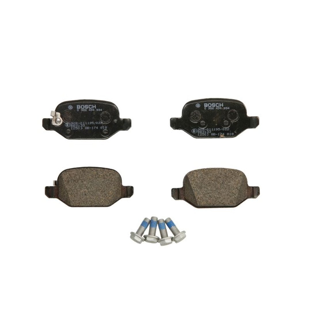 Bosch Zestaw klocków hamulcowych hamulce tarczowe 0 986 494 934
