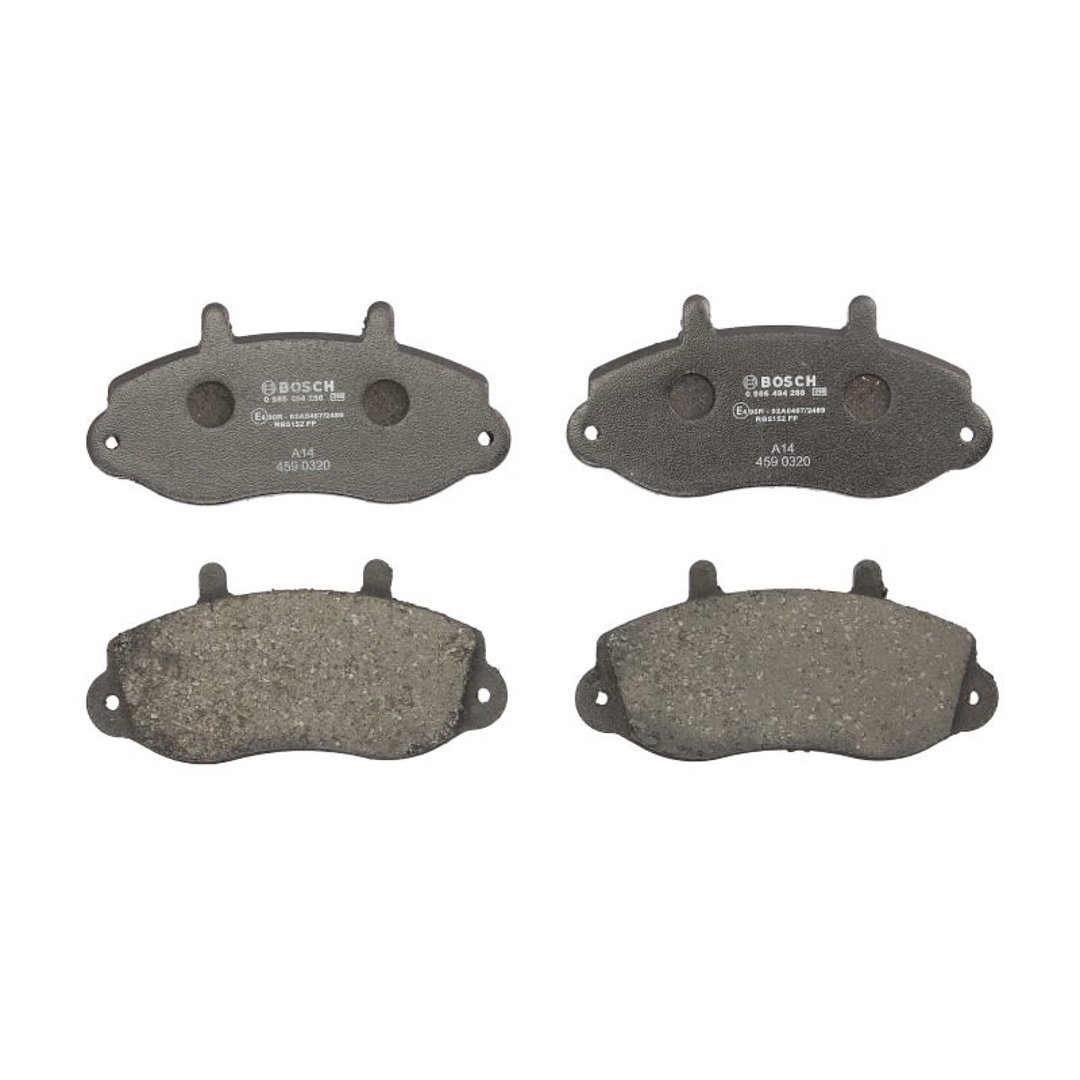 Bosch Zestaw klocków hamulcowych, hamulce tarczowe 0 986 494 288
