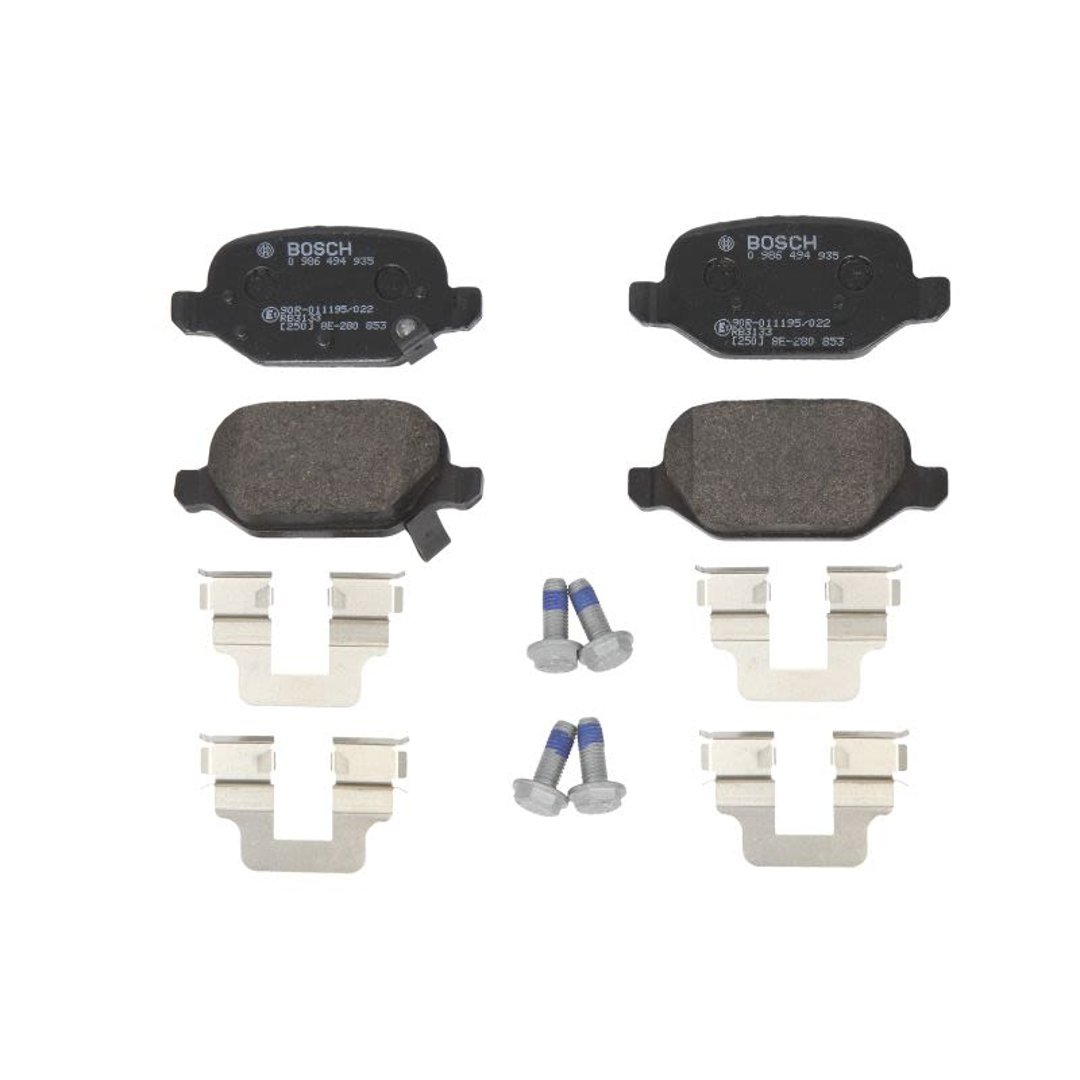 Bosch Zestaw klocków hamulcowych hamulce tarczowe 0 986 494 935