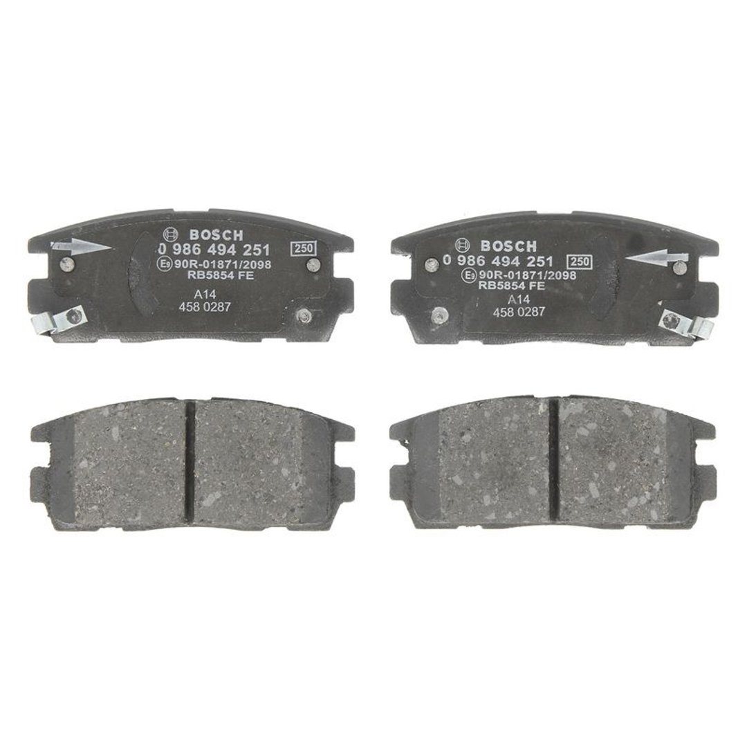 Bosch Zestaw klocków hamulcowych, hamulce tarczowe 0 986 494 251