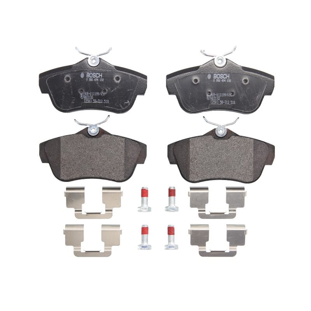 Bosch Zestaw klocków hamulcowych, hamulce tarczowe 0 986 494 192