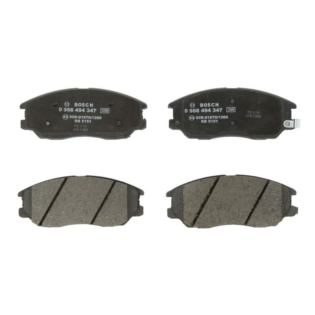 Bosch Zestaw klocków hamulcowych, hamulce tarczowe 0 986 494 347