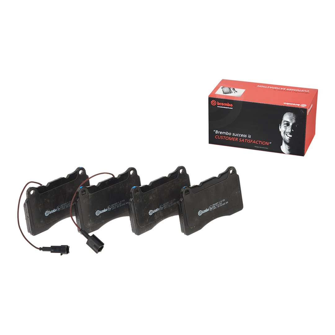 BREMBO Zestaw klocków hamulcowych, hamulce tarczowe P 23 078