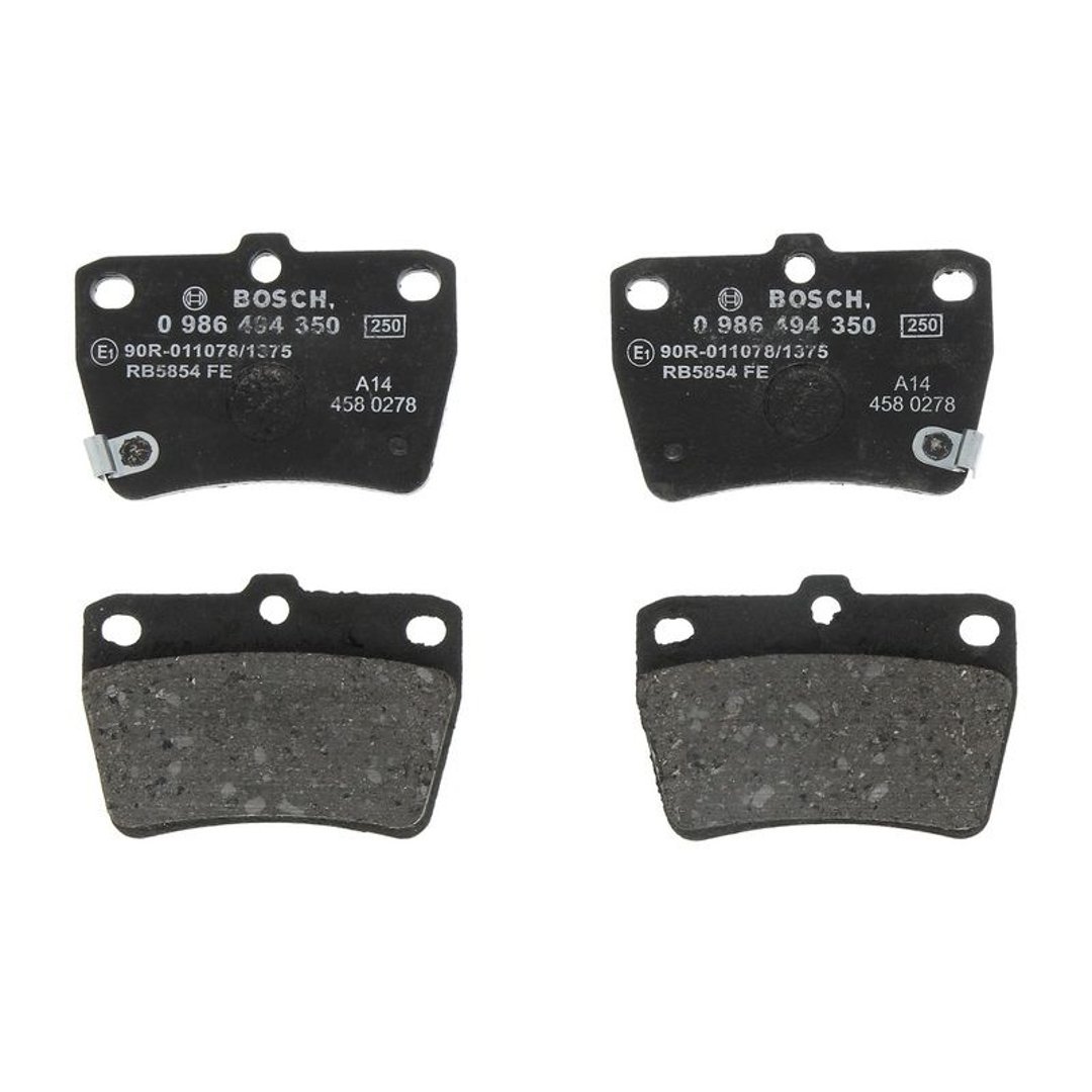 Bosch Zestaw klocków hamulcowych, hamulce tarczowe 0 986 494 350