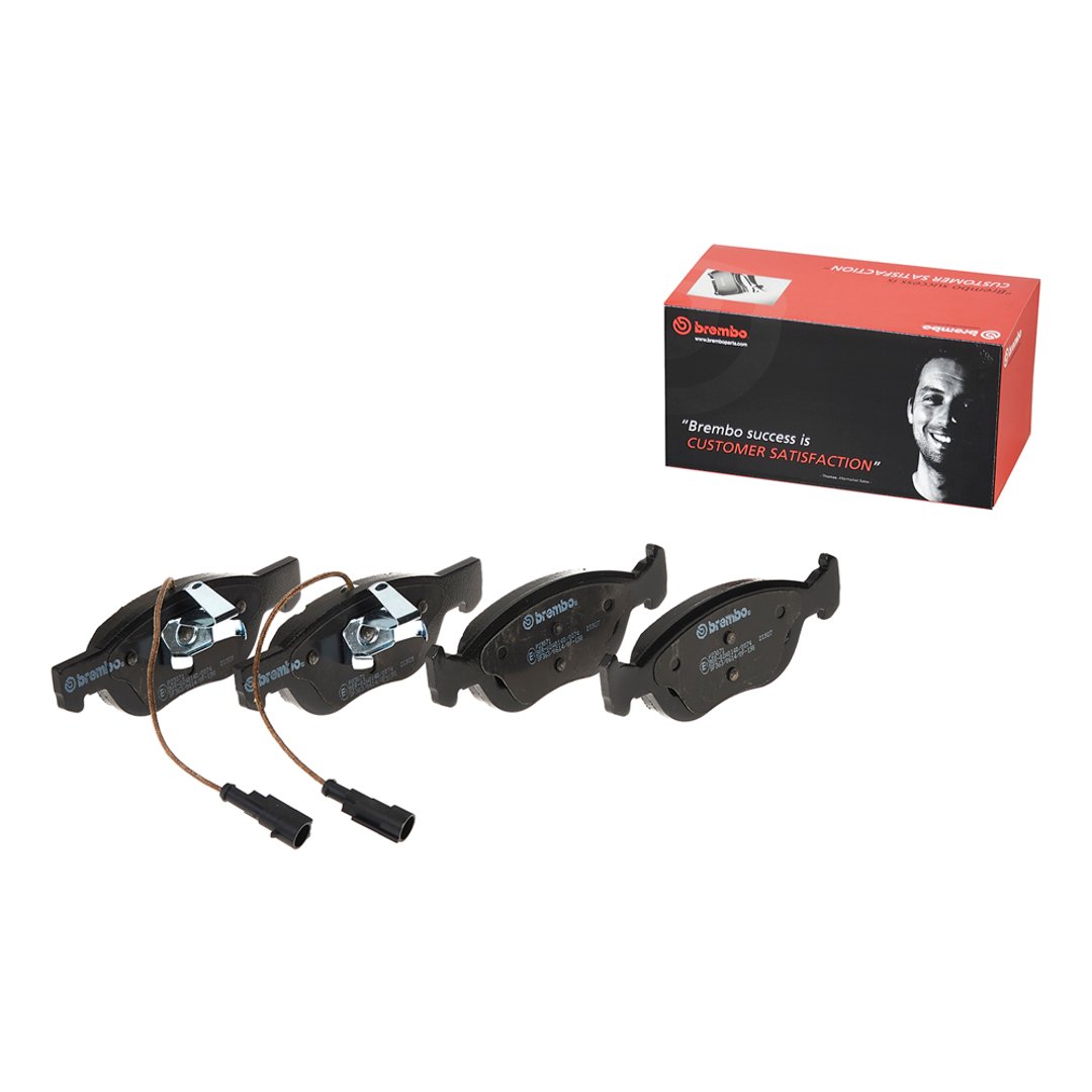BREMBO Zestaw klocków hamulcowych, hamulce tarczowe P 23 071