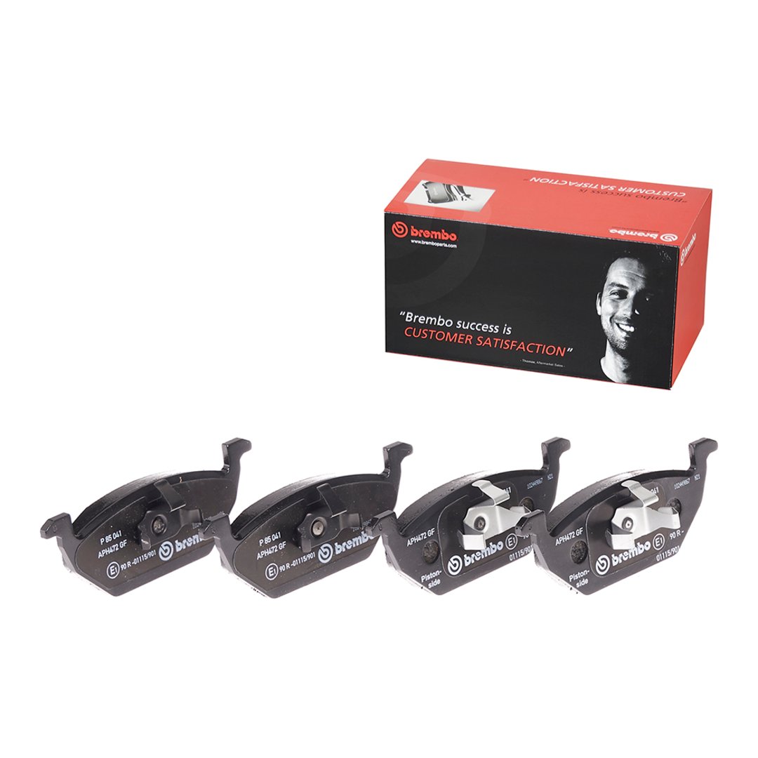BREMBO Zestaw klocków hamulcowych, hamulce tarczowe P 85 041