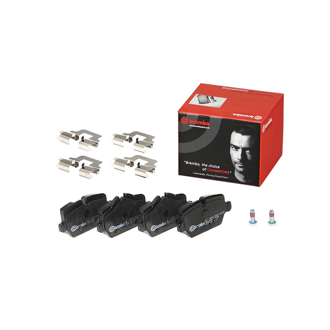 BREMBO Zestaw klocków hamulcowych, hamulce tarczowe P 06 037