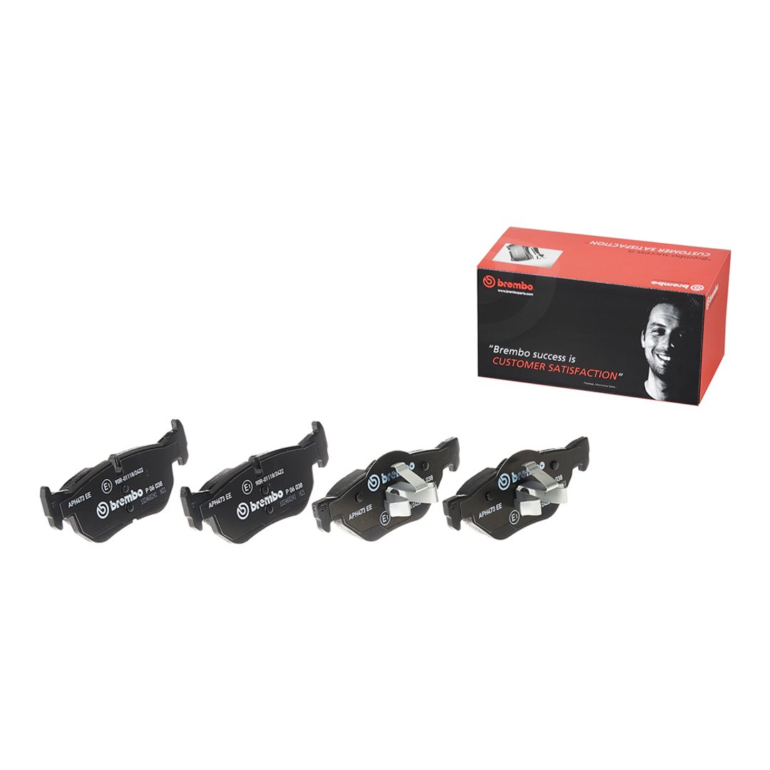 BREMBO Zestaw klocków hamulcowych, hamulce tarczowe P 06 038