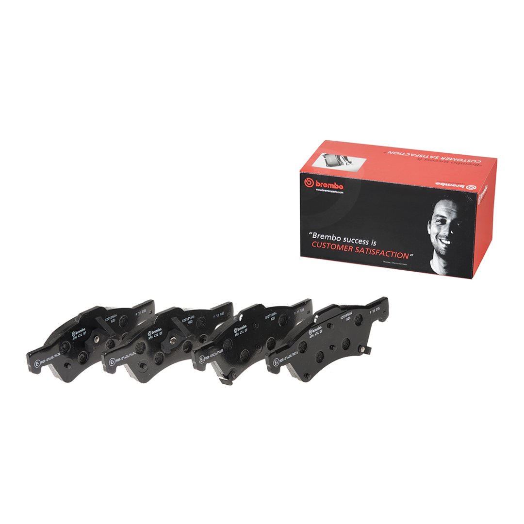 BREMBO Zestaw klocków hamulcowych, hamulce tarczowe P 11 015