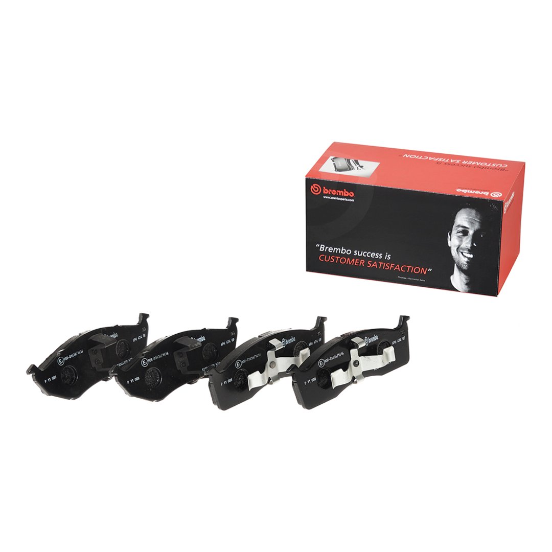 BREMBO Zestaw klocków hamulcowych, hamulce tarczowe P 11 008
