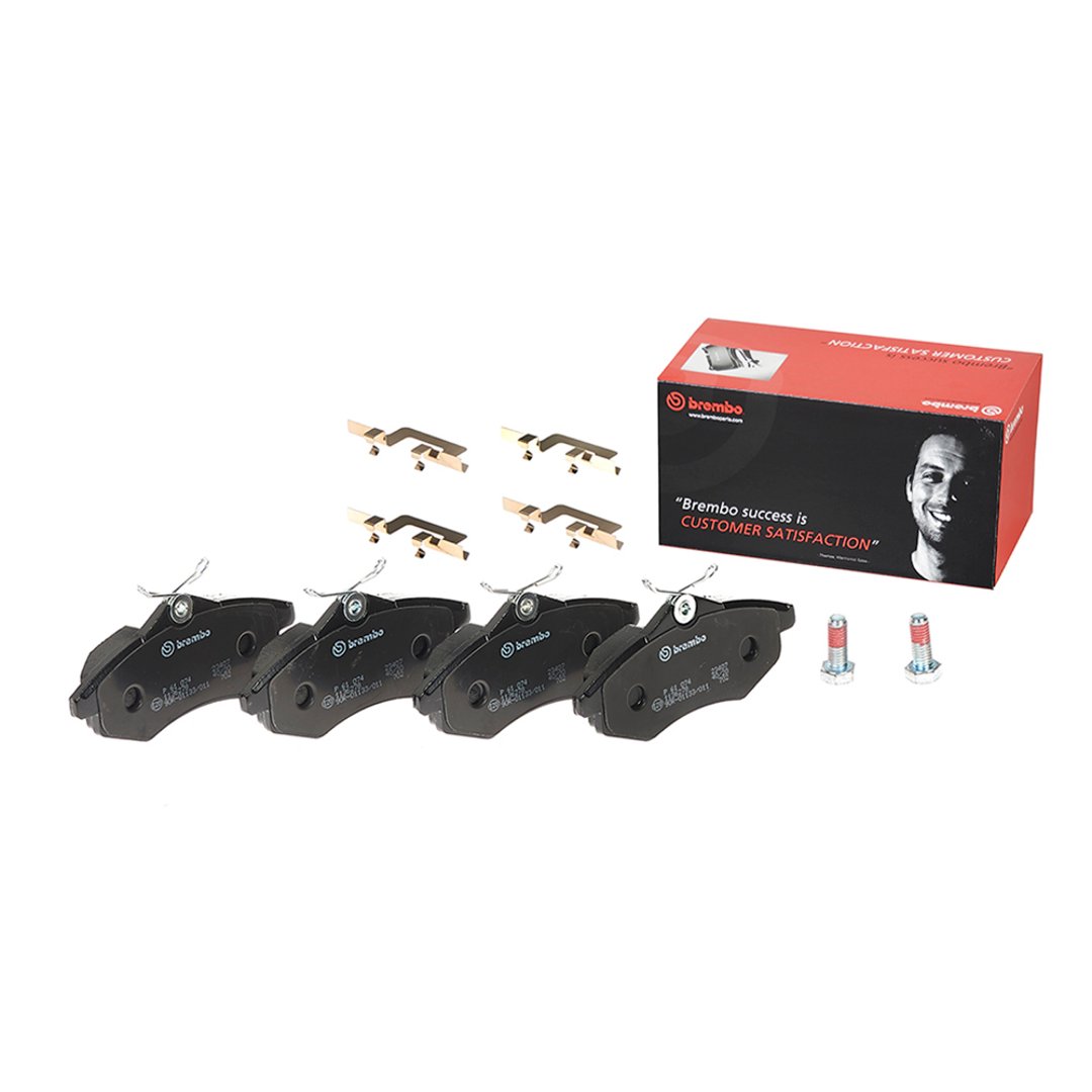 BREMBO Zestaw klocków hamulcowych, hamulce tarczowe P 61 074
