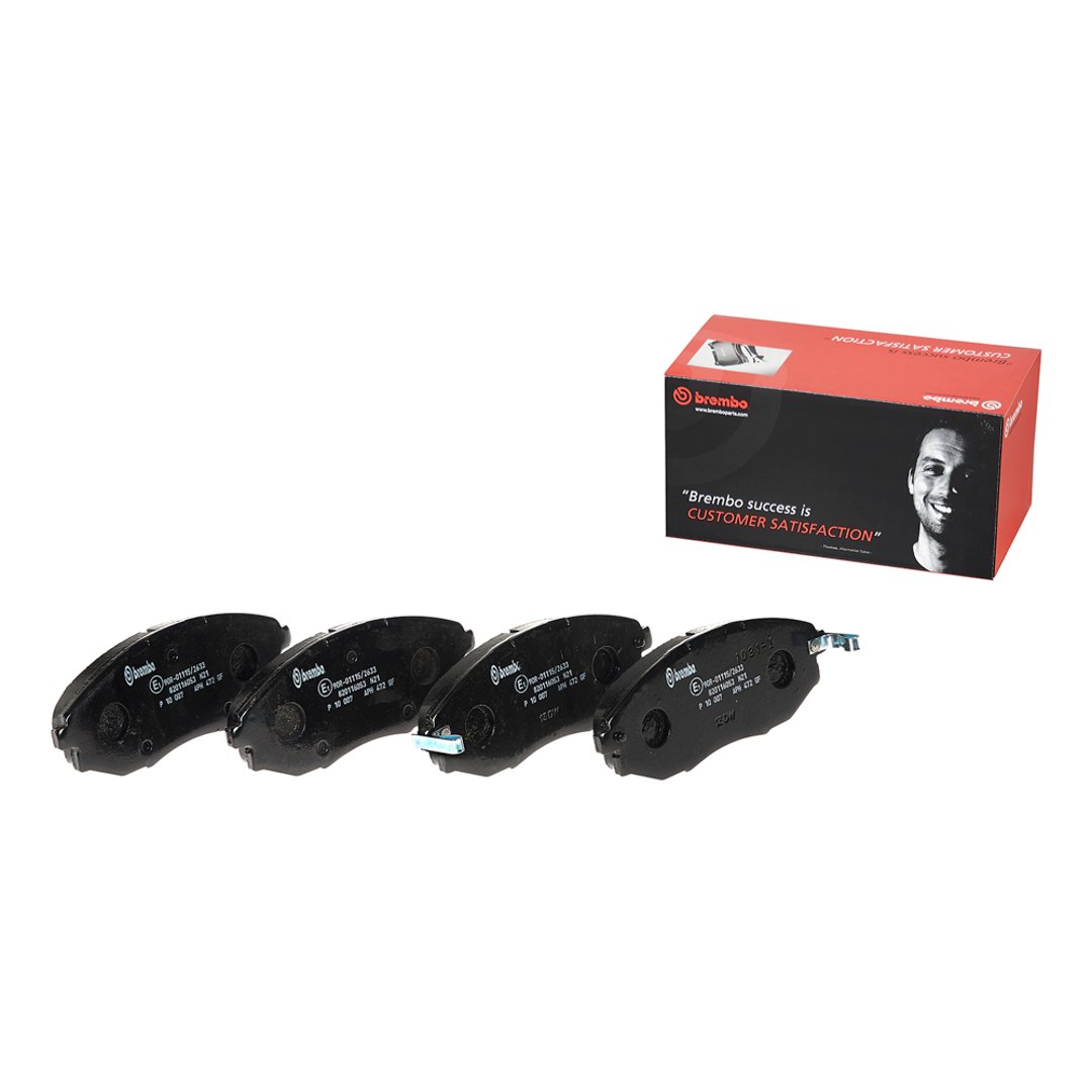 BREMBO Zestaw klocków hamulcowych, hamulce tarczowe P 10 007