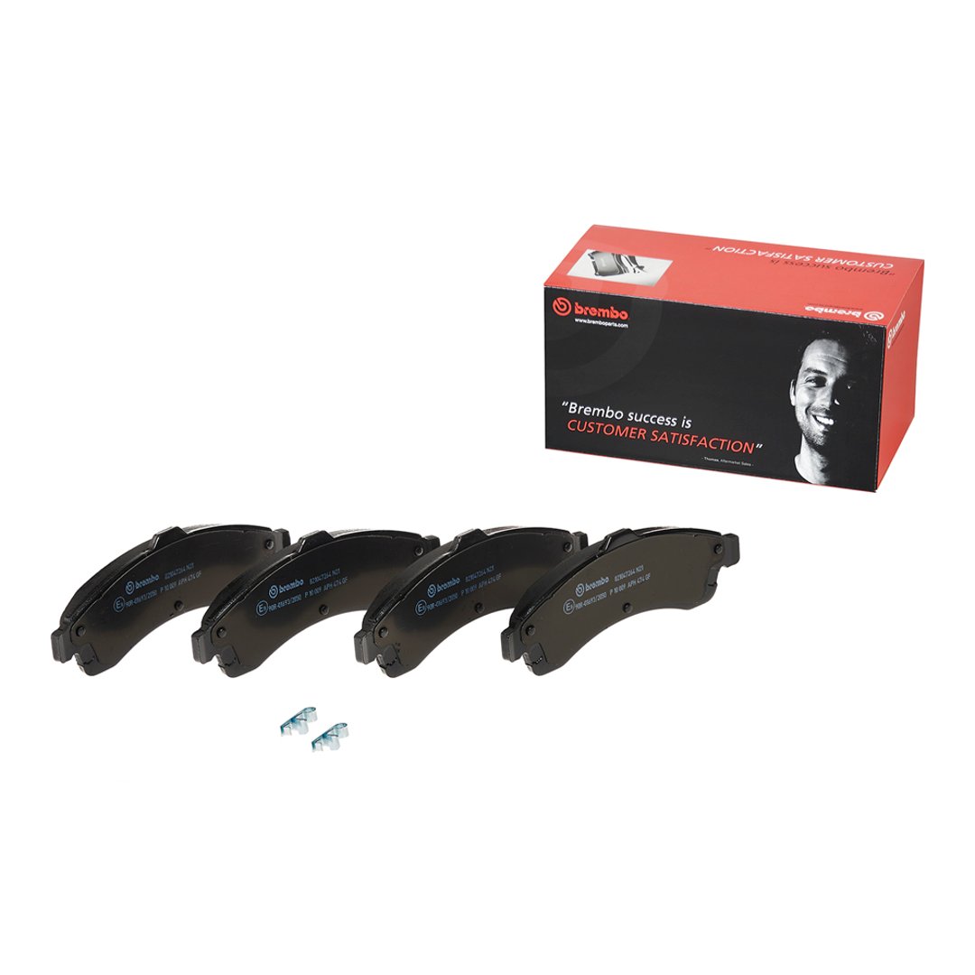 BREMBO Zestaw klocków hamulcowych, hamulce tarczowe P 10 009