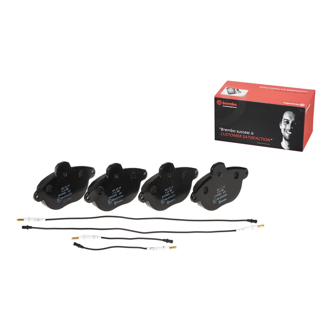 BREMBO Zestaw klocków hamulcowych, hamulce tarczowe P 61 055