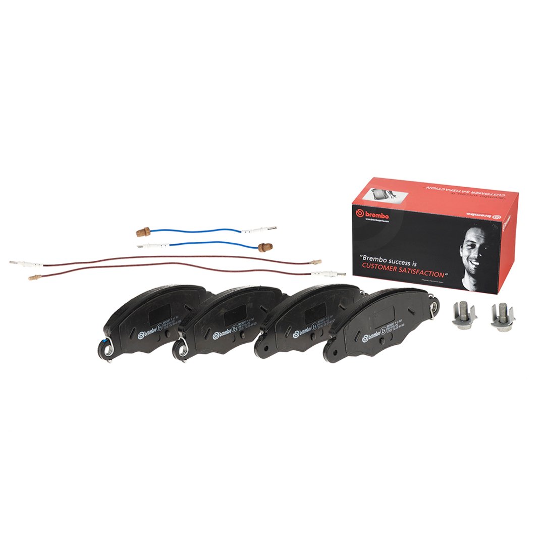 BREMBO Zestaw klocków hamulcowych, hamulce tarczowe P 61 061
