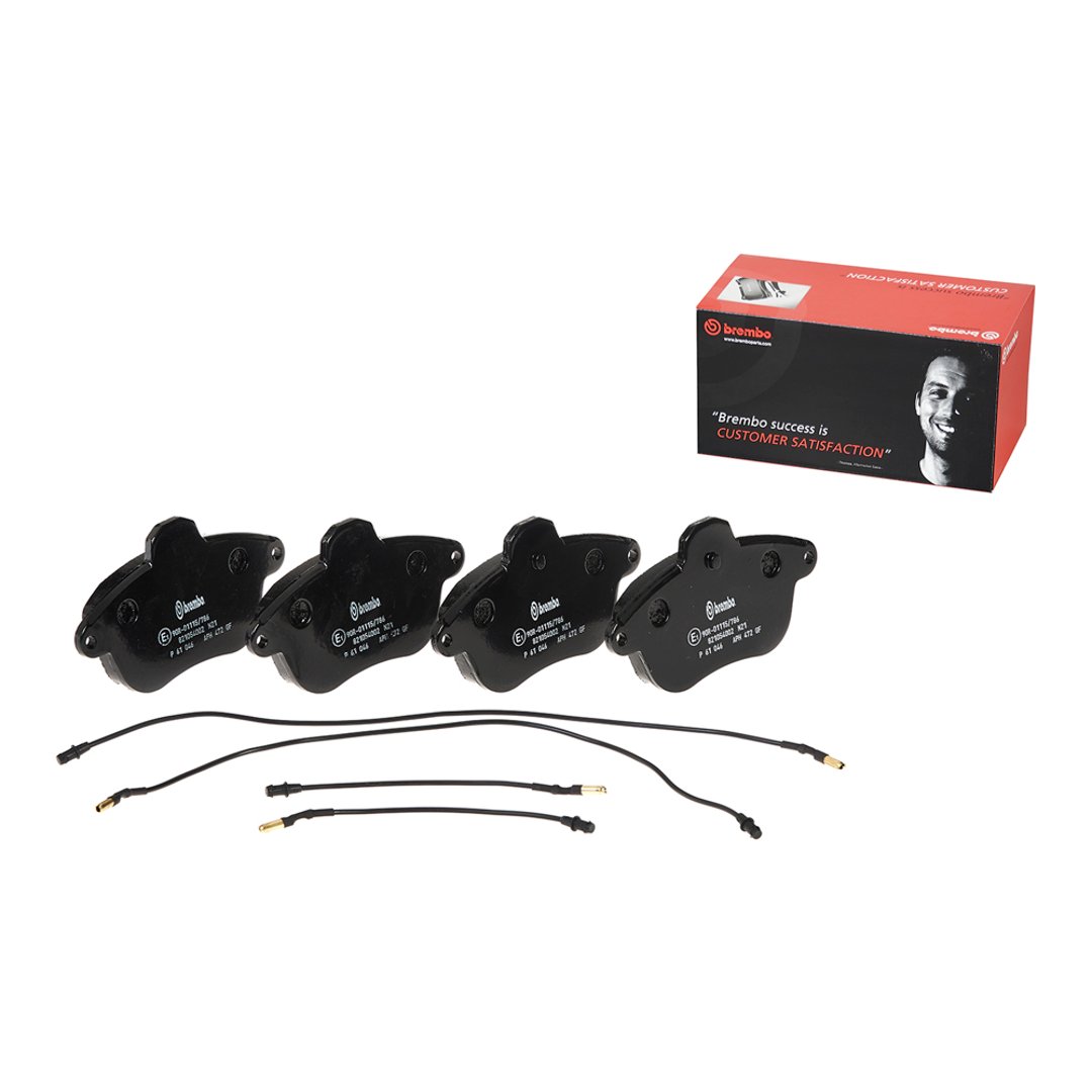 BREMBO Zestaw klocków hamulcowych, hamulce tarczowe P 61 046