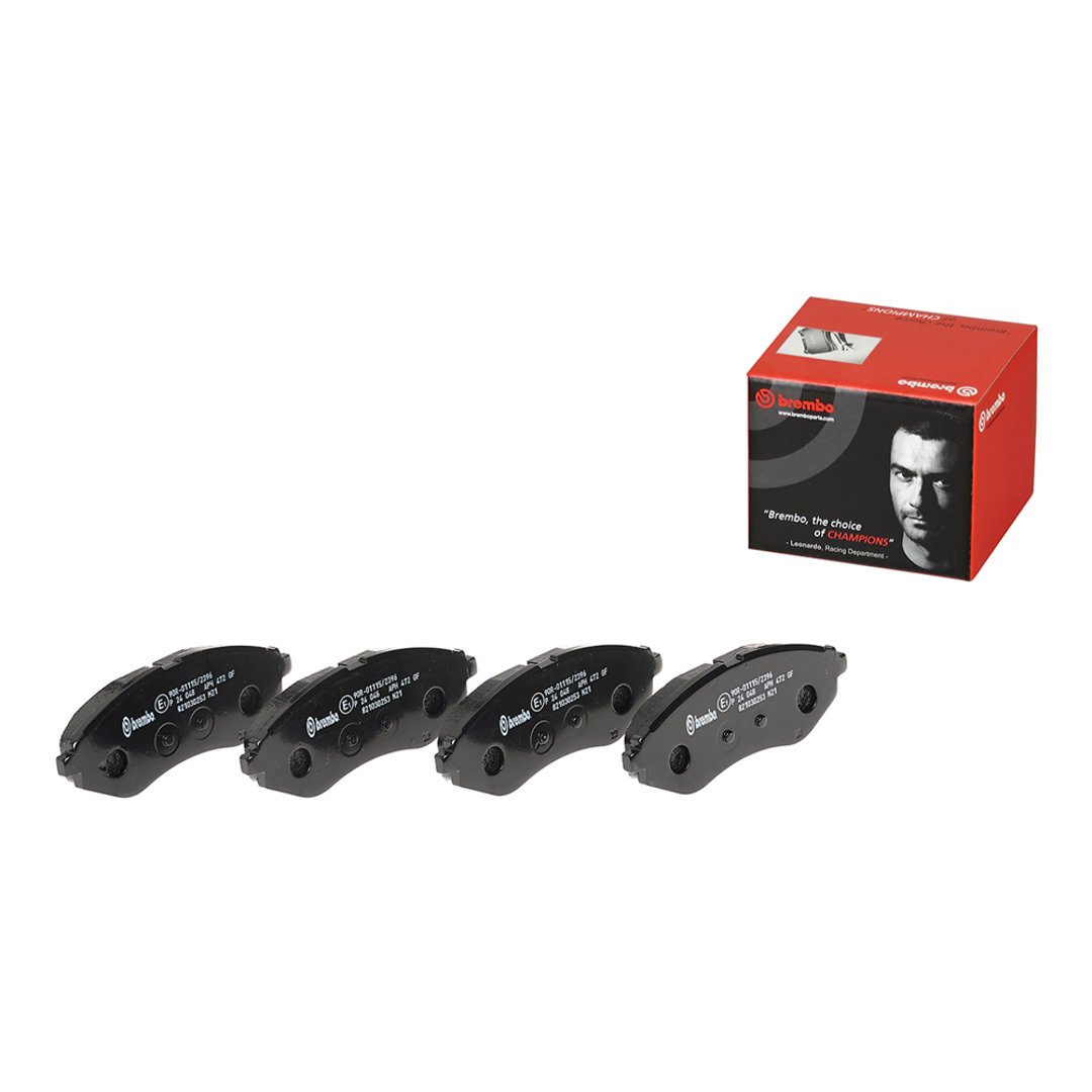 BREMBO Zestaw klocków hamulcowych, hamulce tarczowe P 24 048