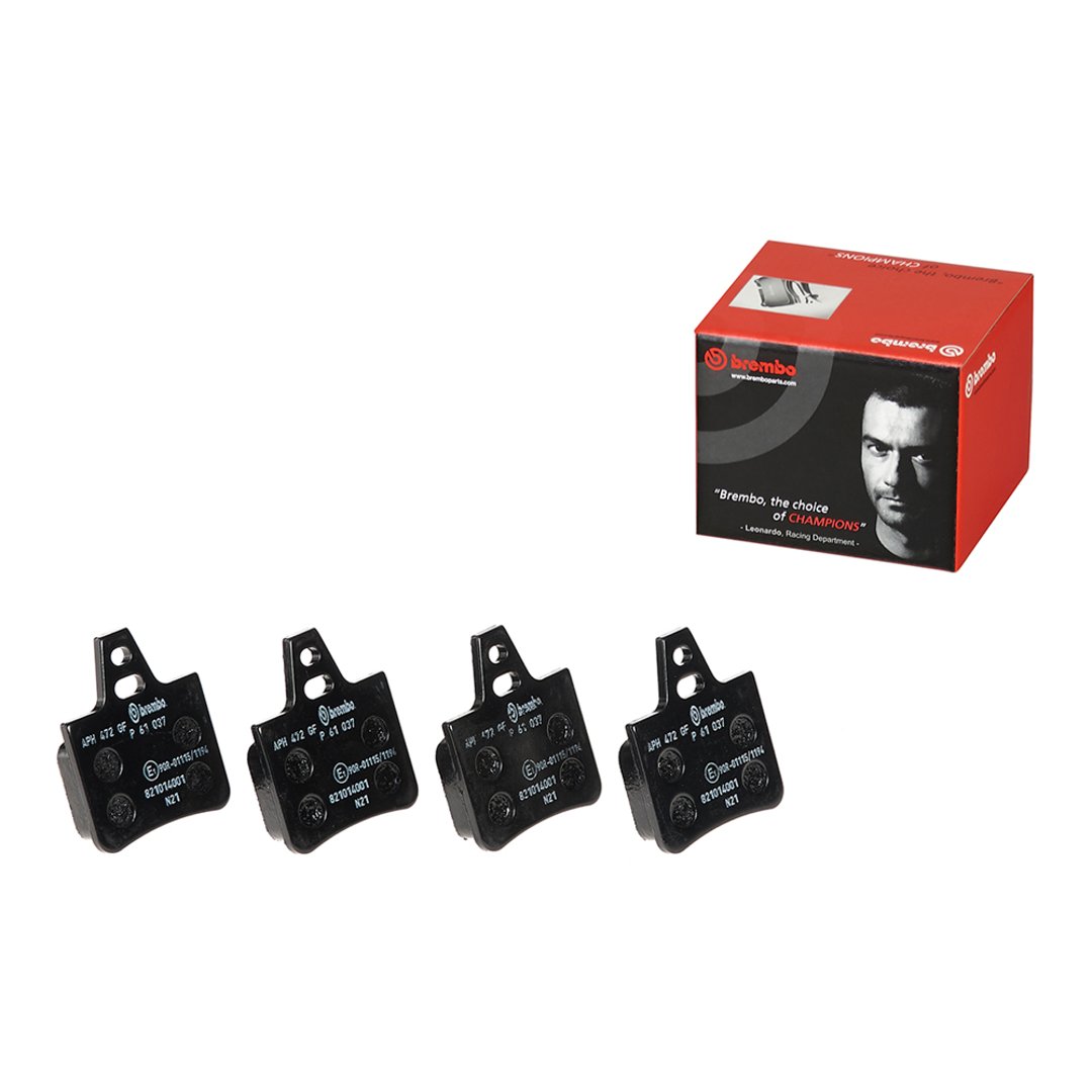 BREMBO Zestaw klocków hamulcowych, hamulce tarczowe P 61 037