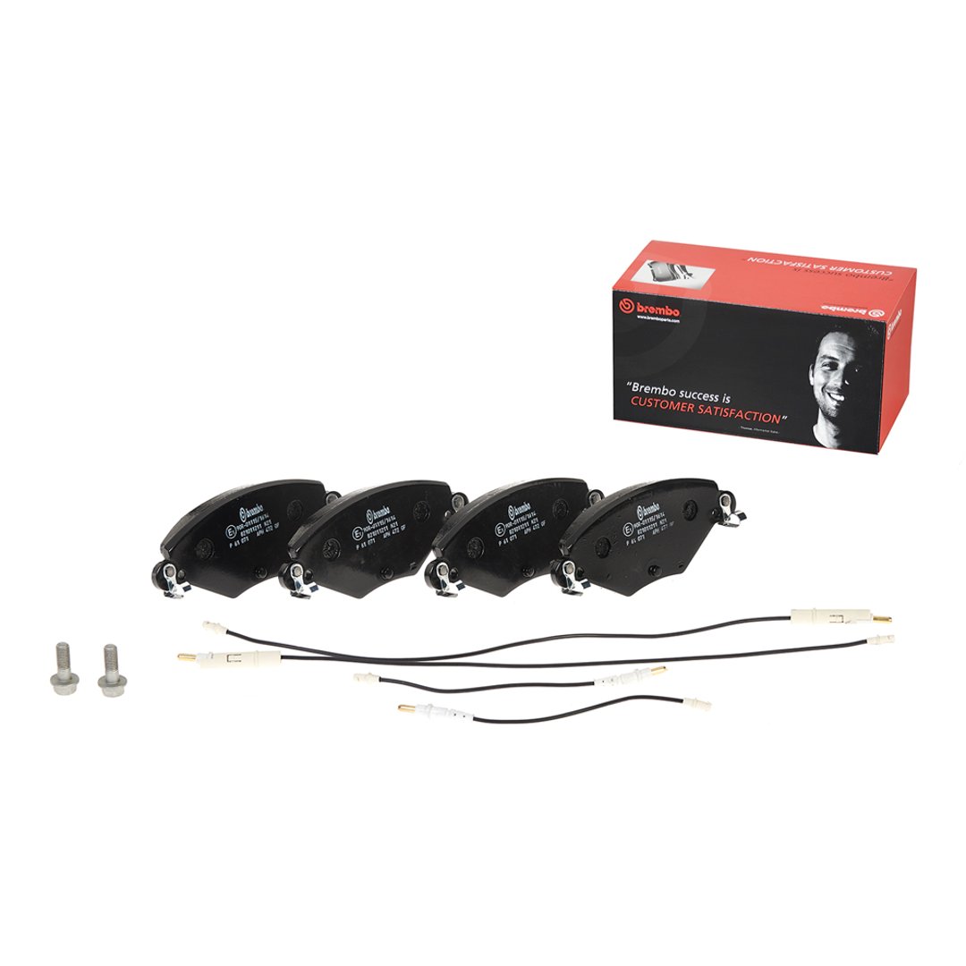BREMBO Zestaw klocków hamulcowych, hamulce tarczowe P 61 071