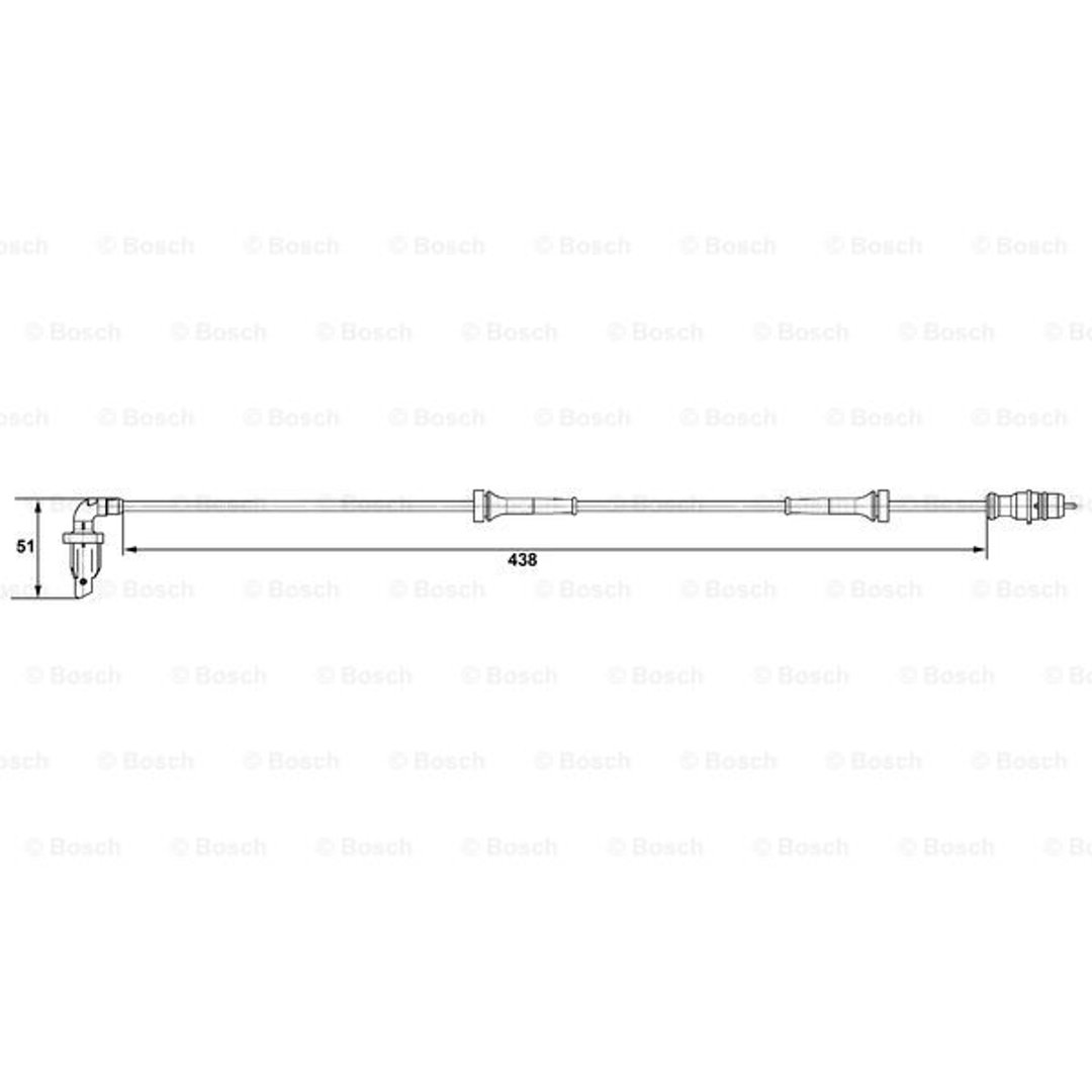 Bosch Czujnik, prędkosć obrotowa koła 0 265 007 583