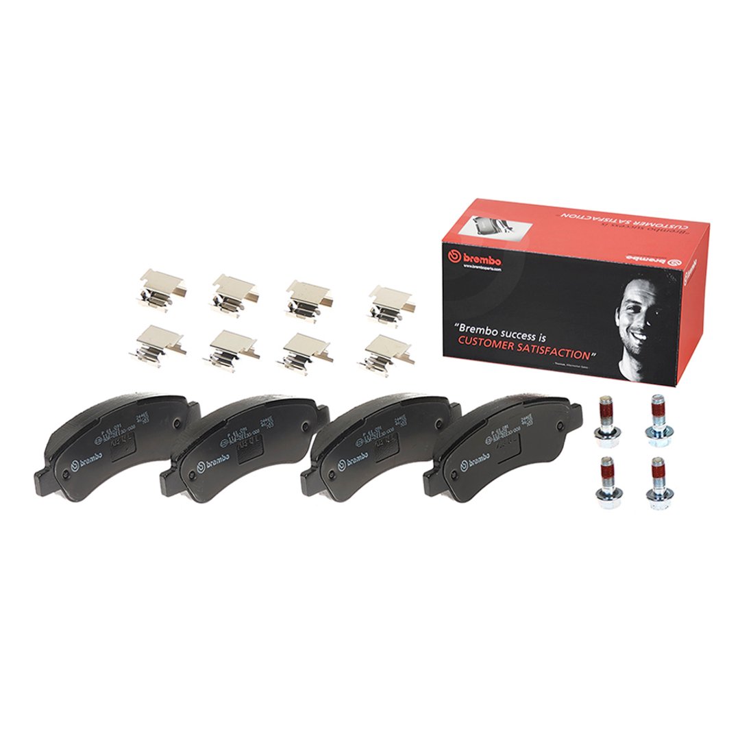 BREMBO Zestaw klocków hamulcowych, hamulce tarczowe P 61 091