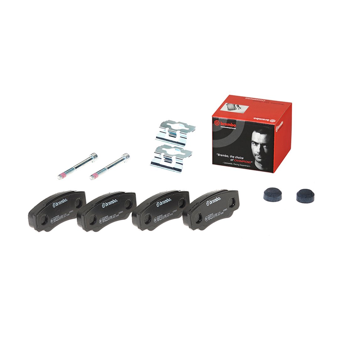 BREMBO Zestaw klocków hamulcowych, hamulce tarczowe P 23 093